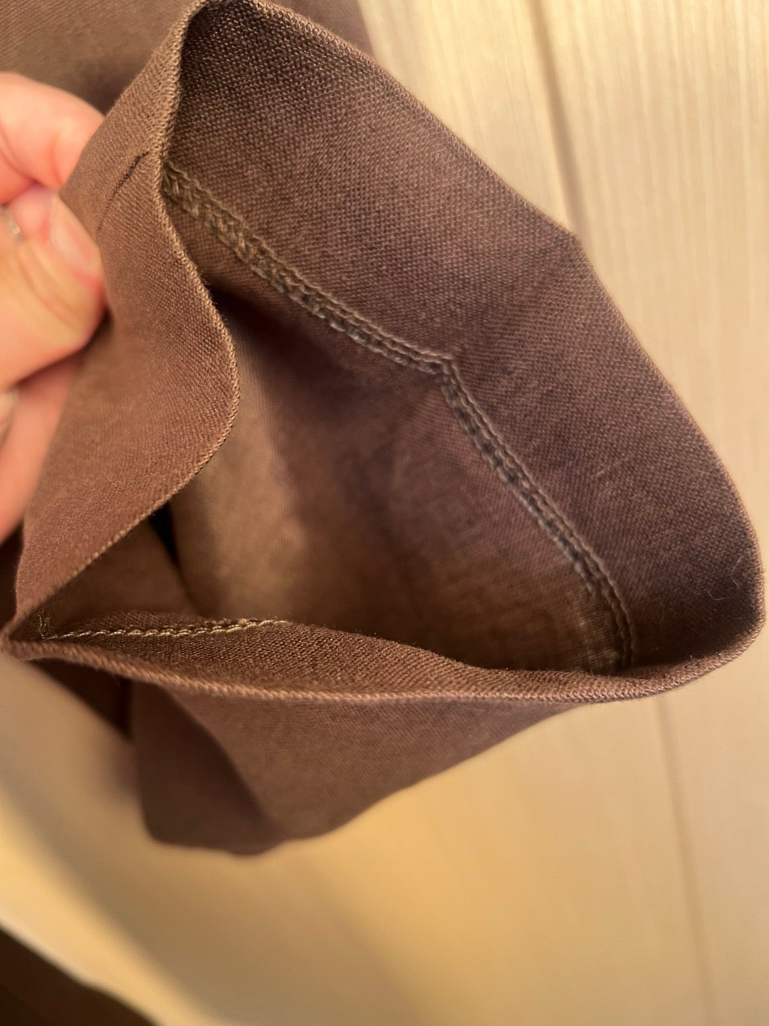 Brown Jacket and Pant Suit