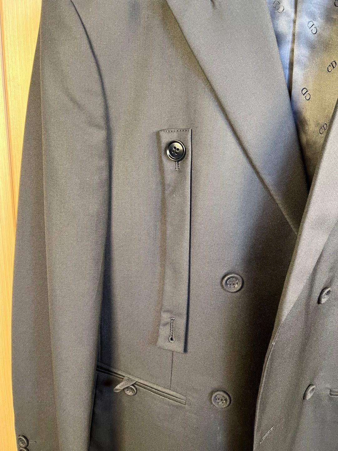 Black Jacket and Pant Suit