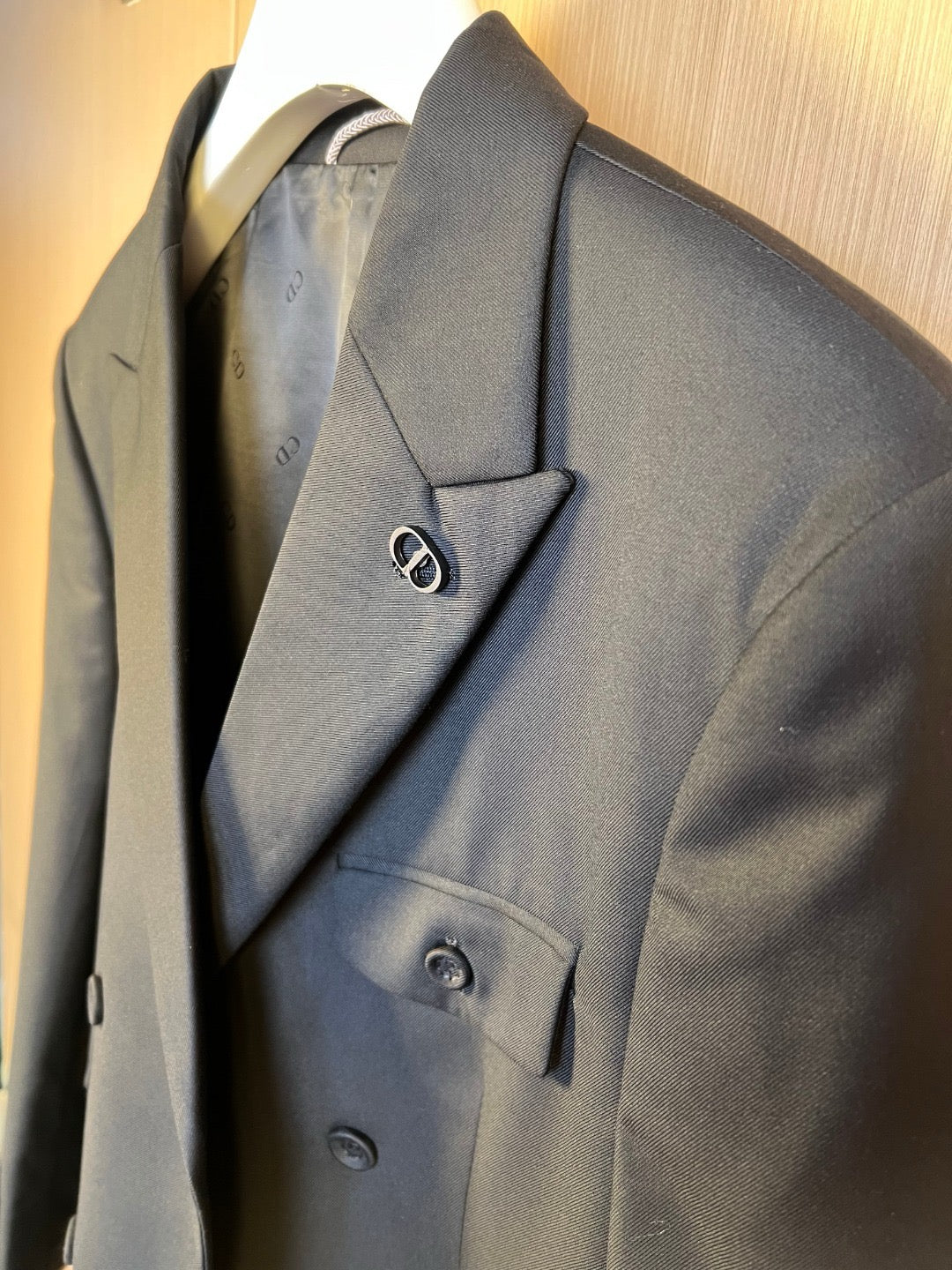 Black Jacket and Pant Suit