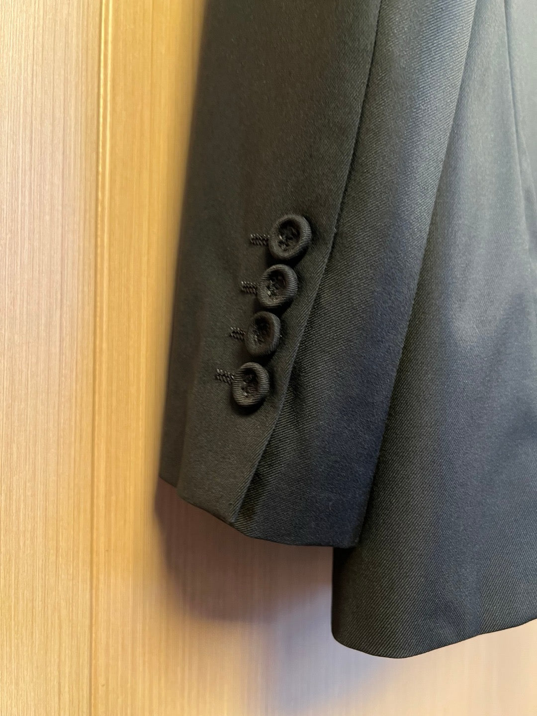 Black Jacket and Pant Suit