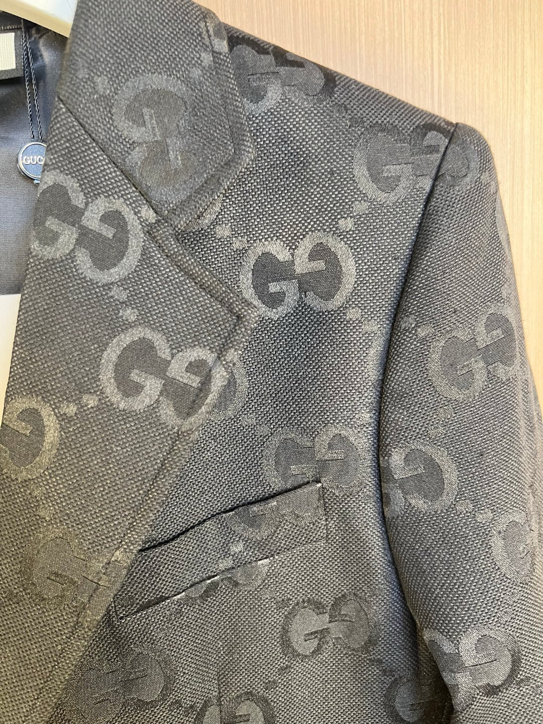 Black Jacket and Pant Suit