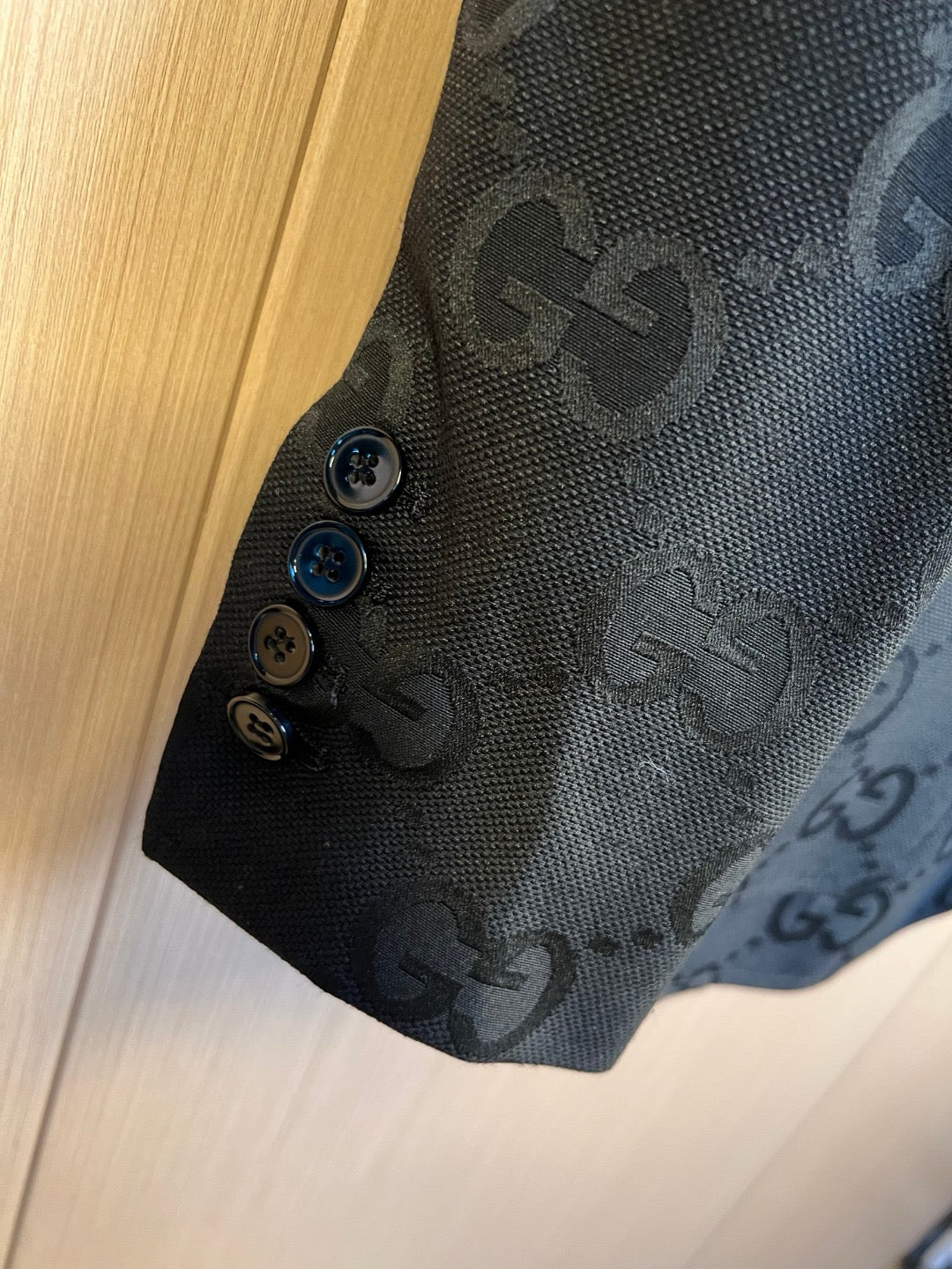 Black Jacket and Pant Suit