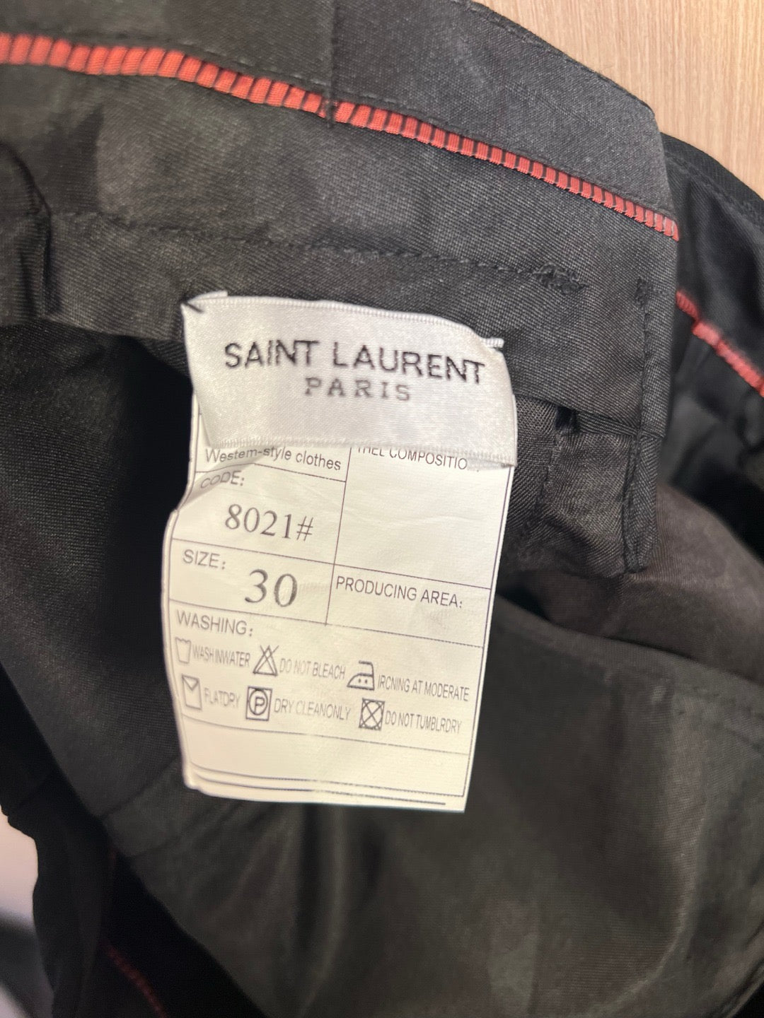 Black Jacket and Pant Suit