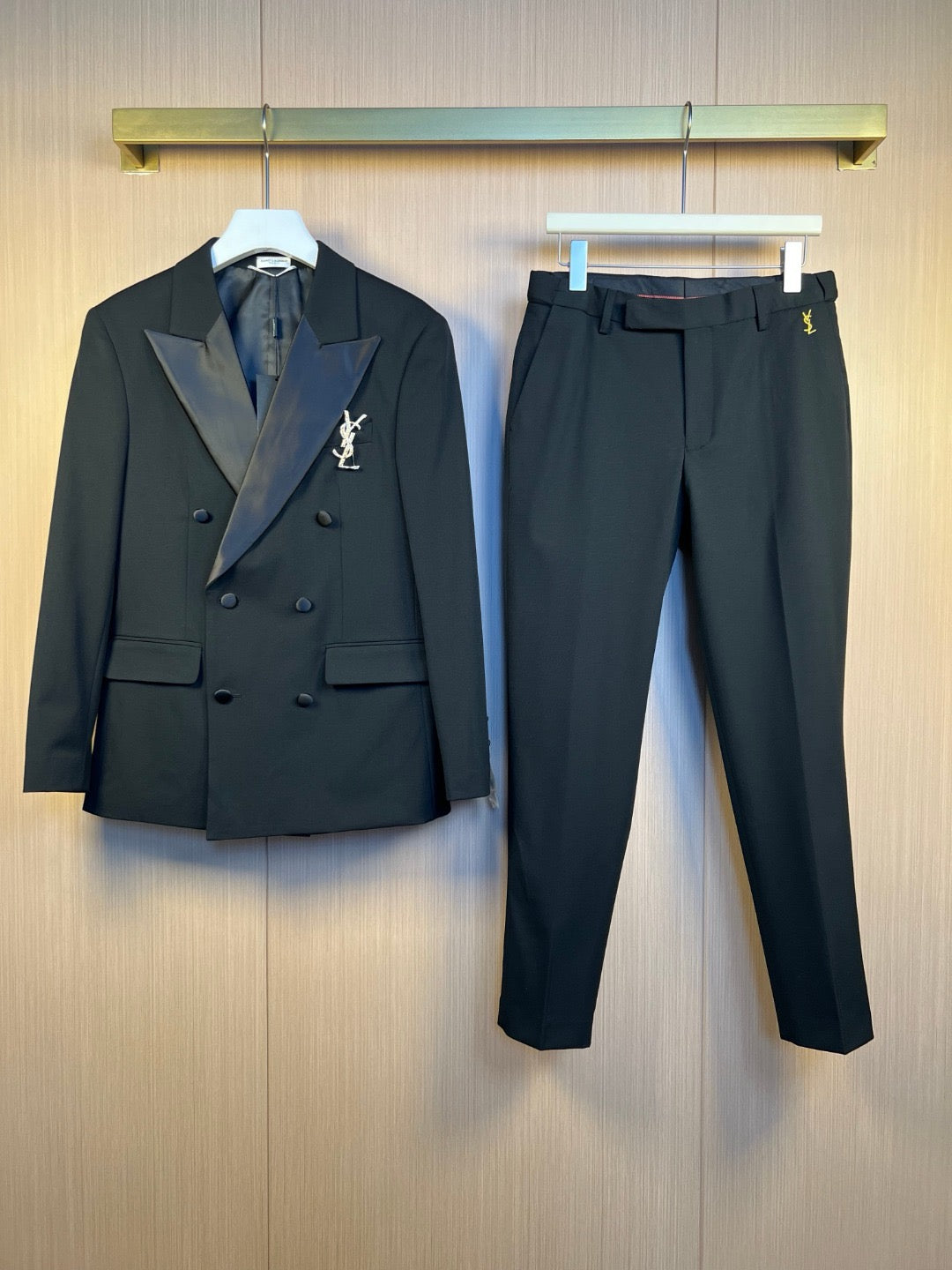 Black Jacket and Pant Suit