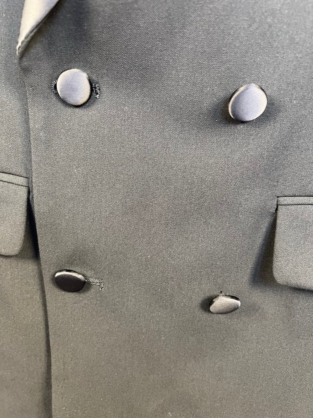 Black Jacket and Pant Suit