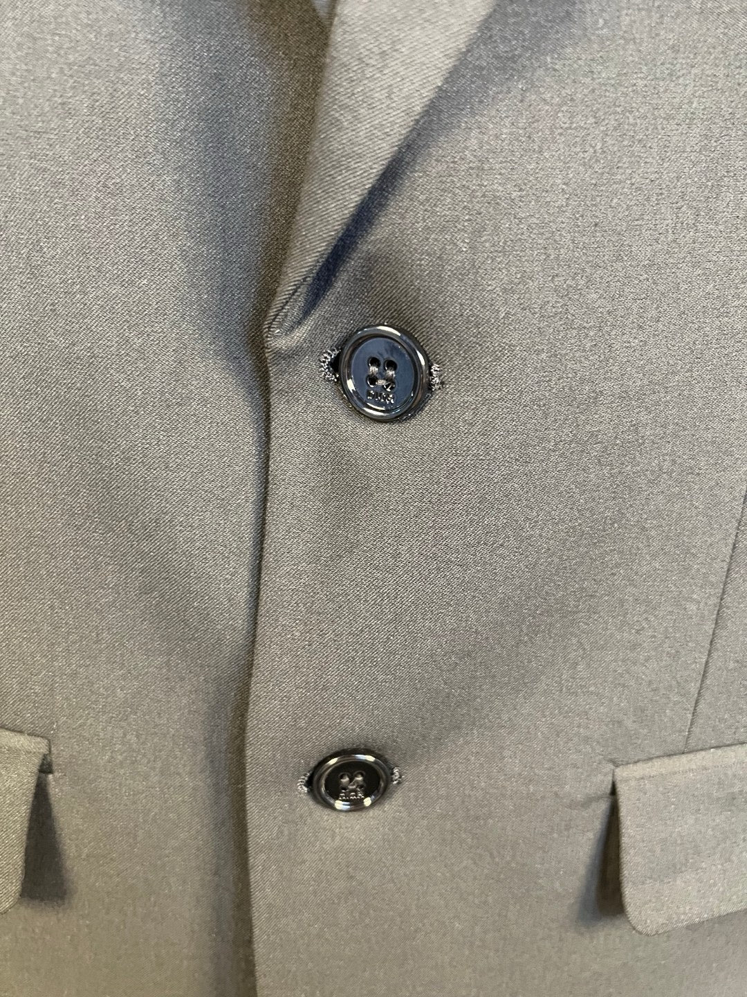 Black Jacket and Pant Suit