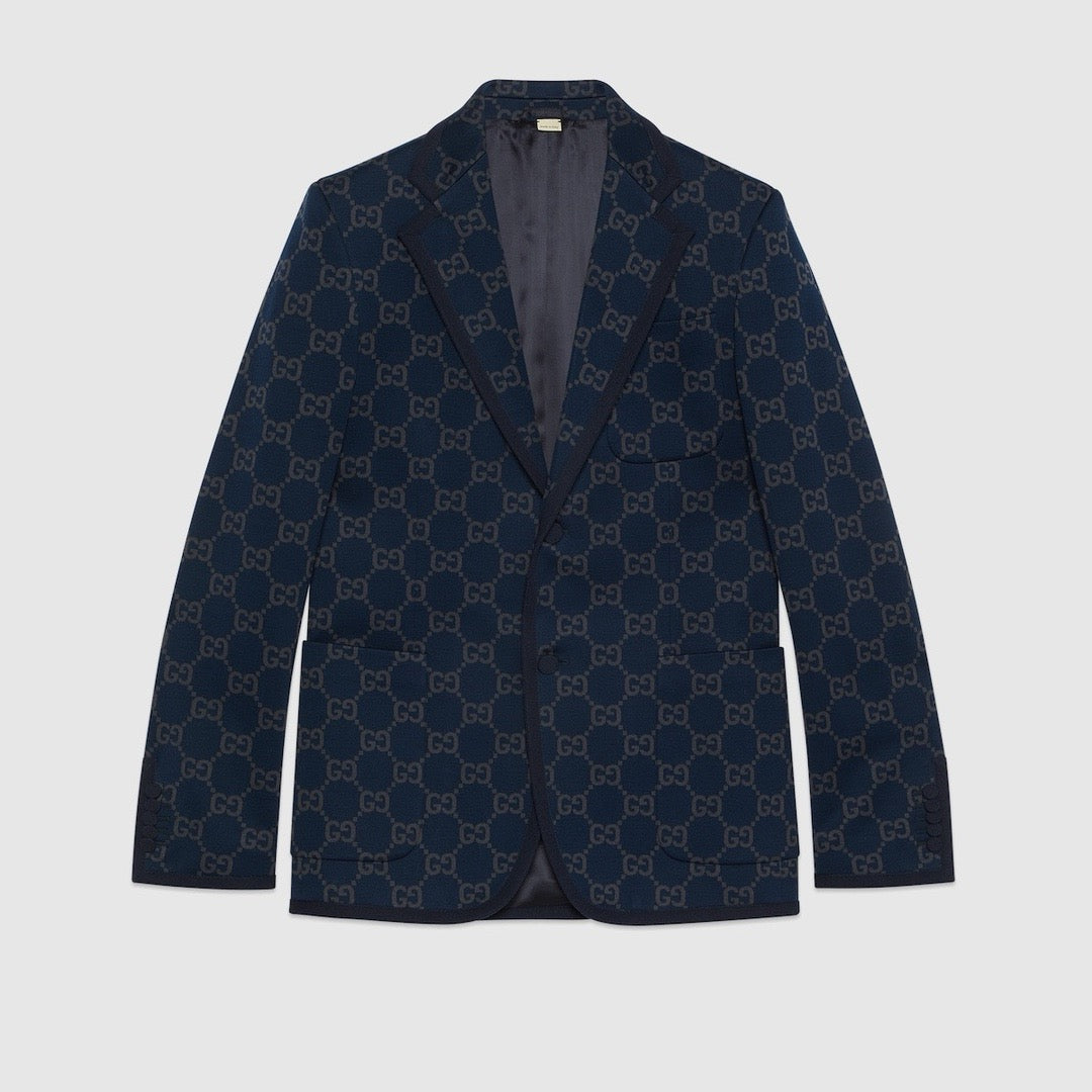 Dark Blue Jacket and Pant Suit - FashionHype.xyz