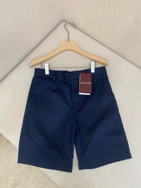Dark Blue and Geige Short - Size 48 - FashionHype.xyz