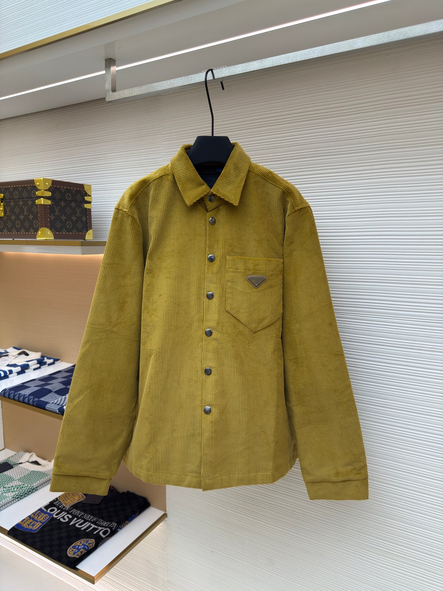 Chartreuse and Black Jacket - Size L