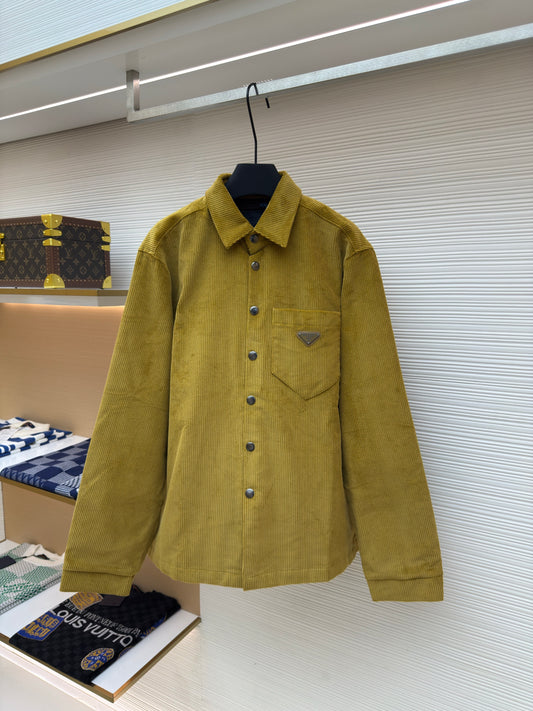 Chartreuse and Black Jacket - Size L