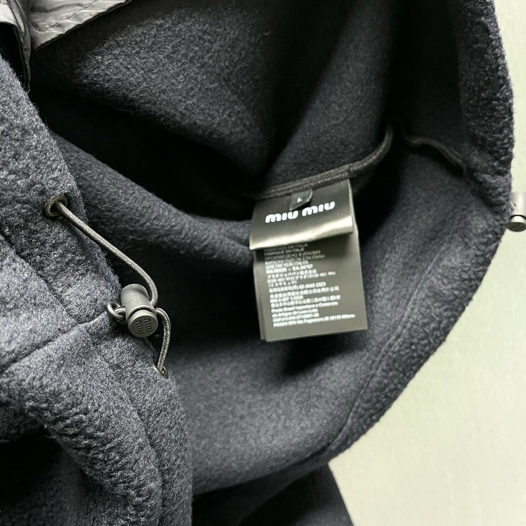 Brown and Dark Blue Jacket - Size L