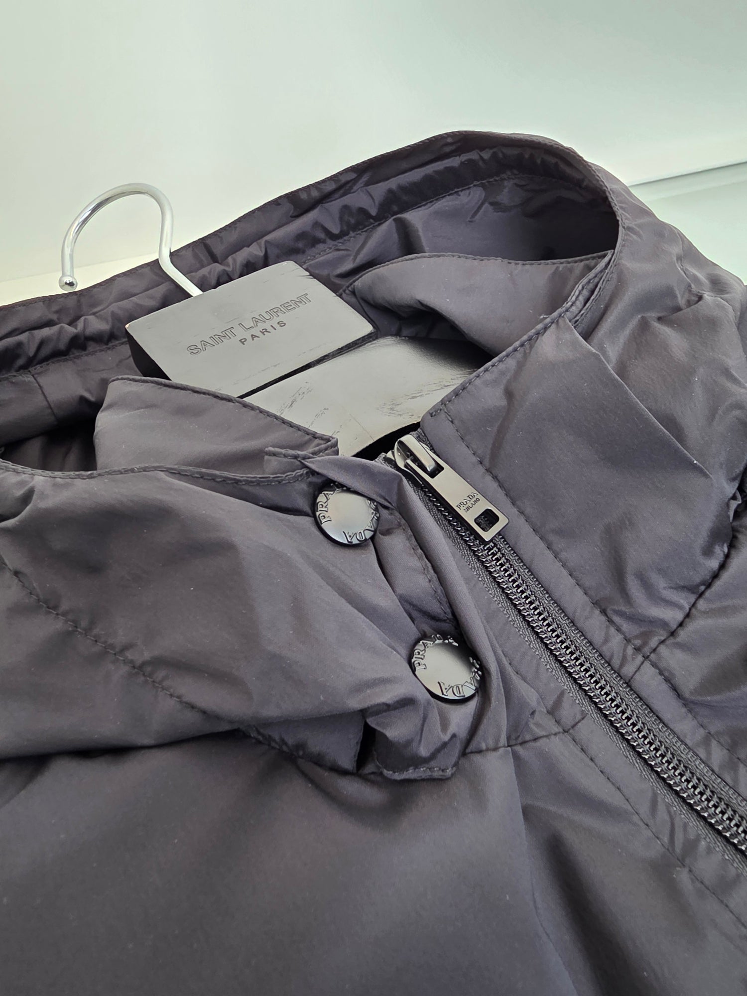 Black and Dark Blue Jacket - Size 56 - FashionHype.xyz