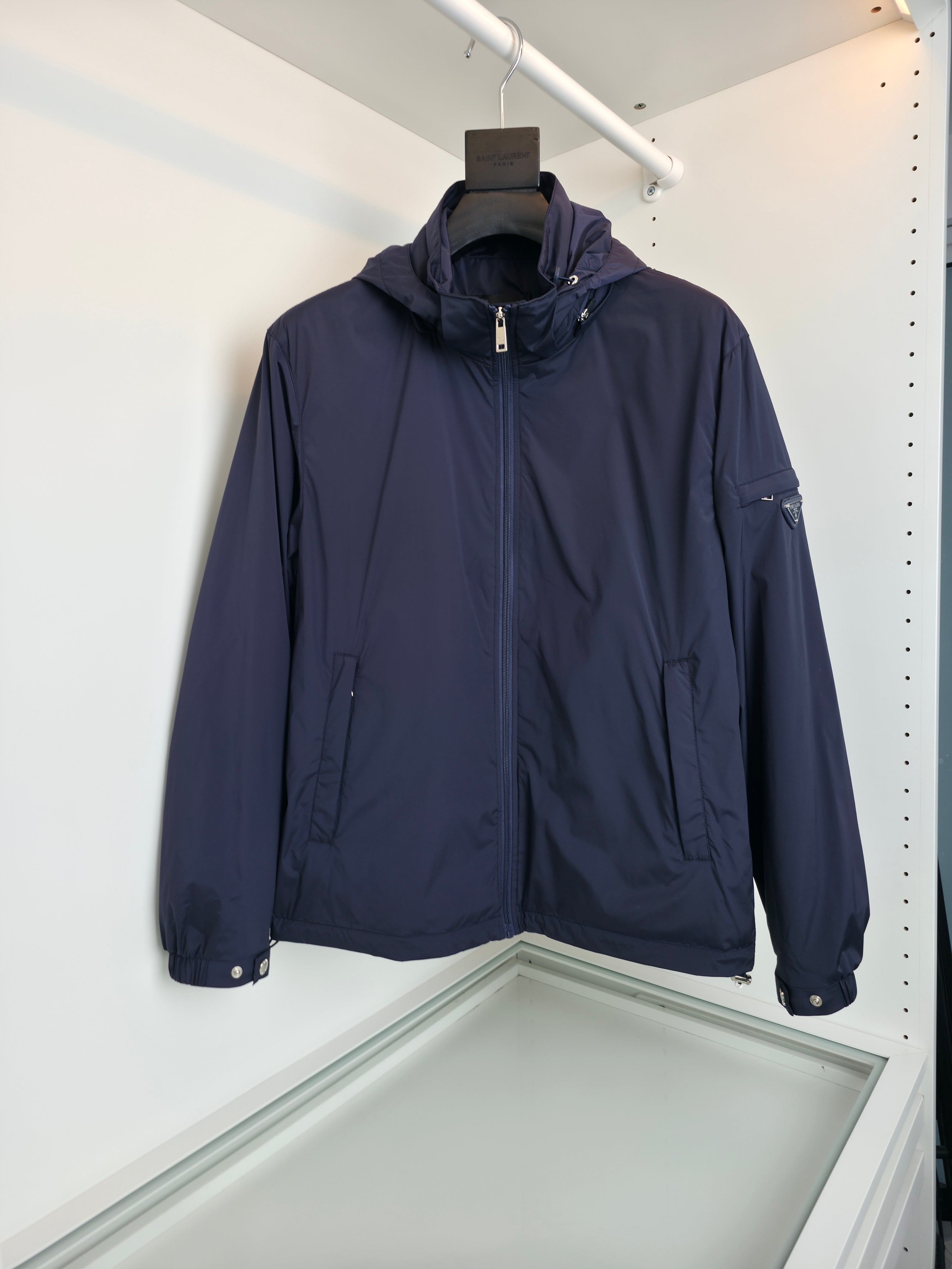 Black and Dark Blue Jacket - Size 56 - FashionHype.xyz