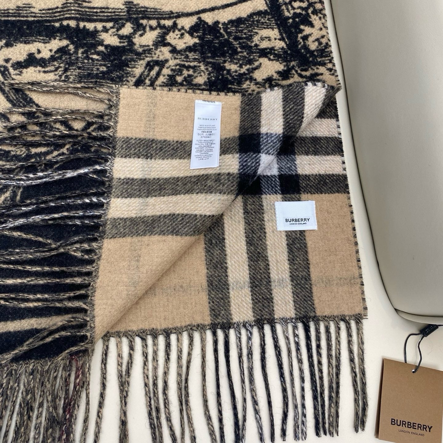 Black Brown Scarf