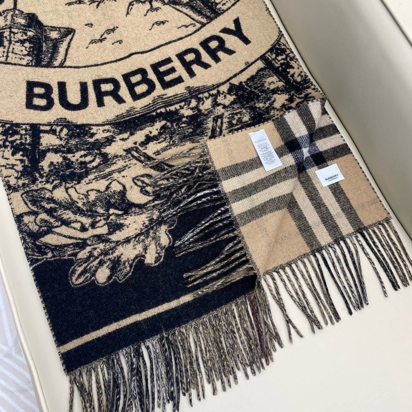 Black Brown Scarf