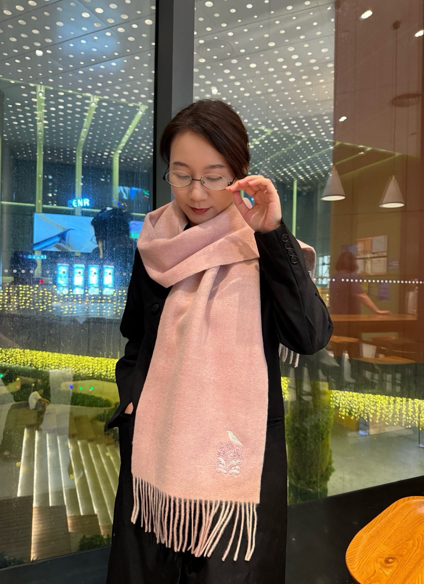 Pink and Rose Scarf