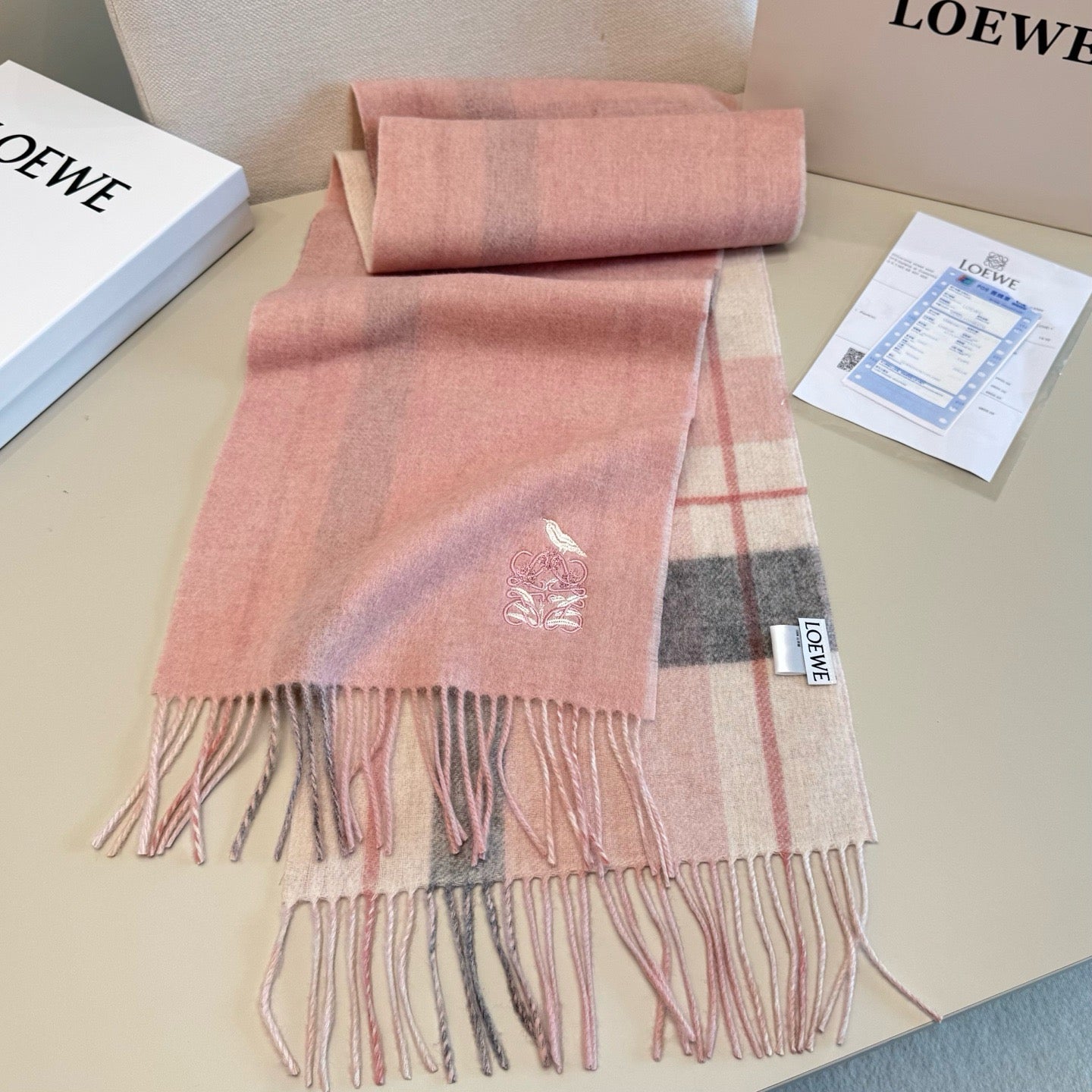 Pink and Rose Scarf