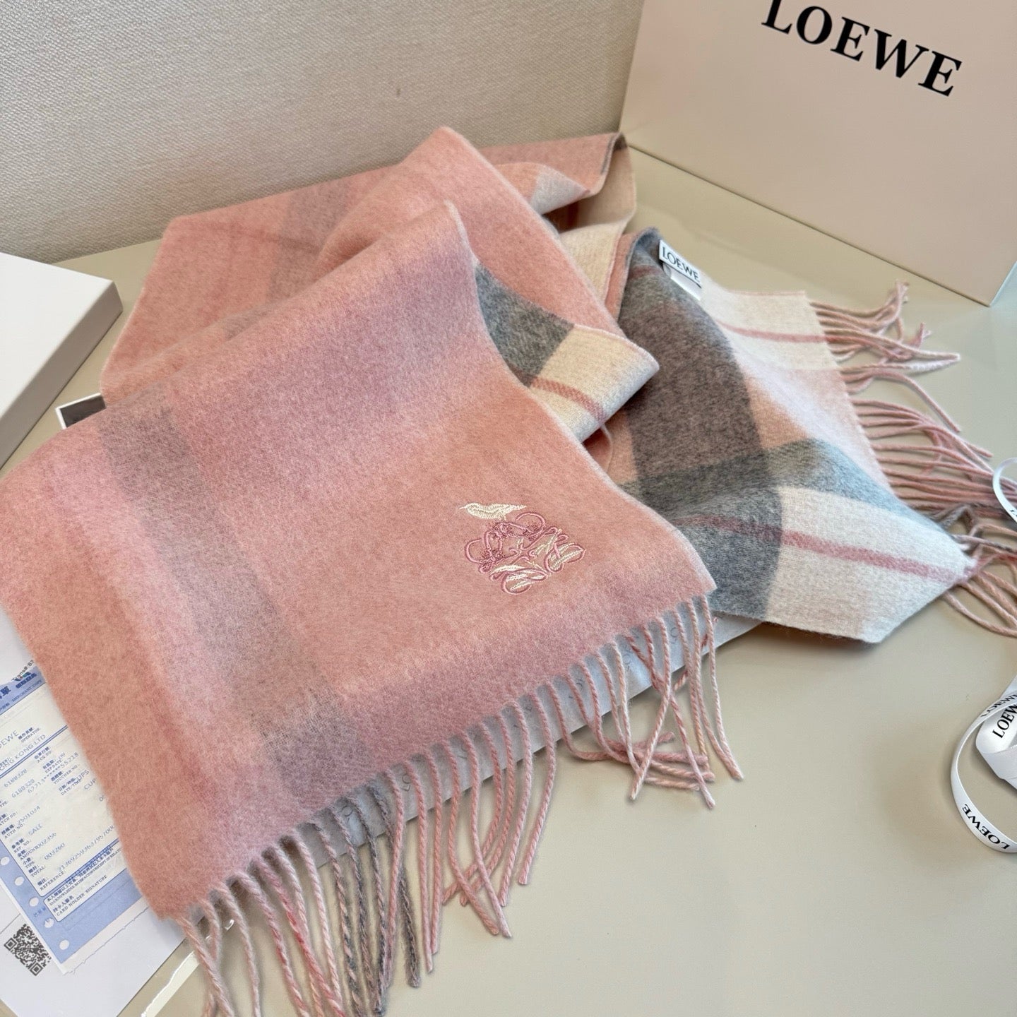 Pink and Rose Scarf