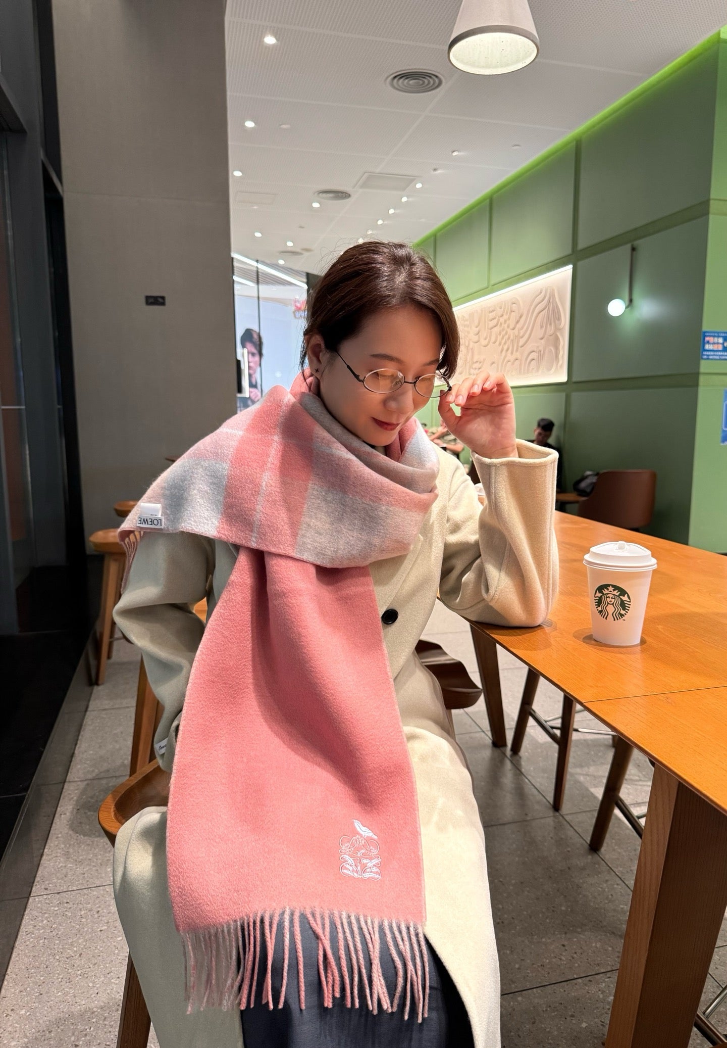 Pink and Rose Scarf