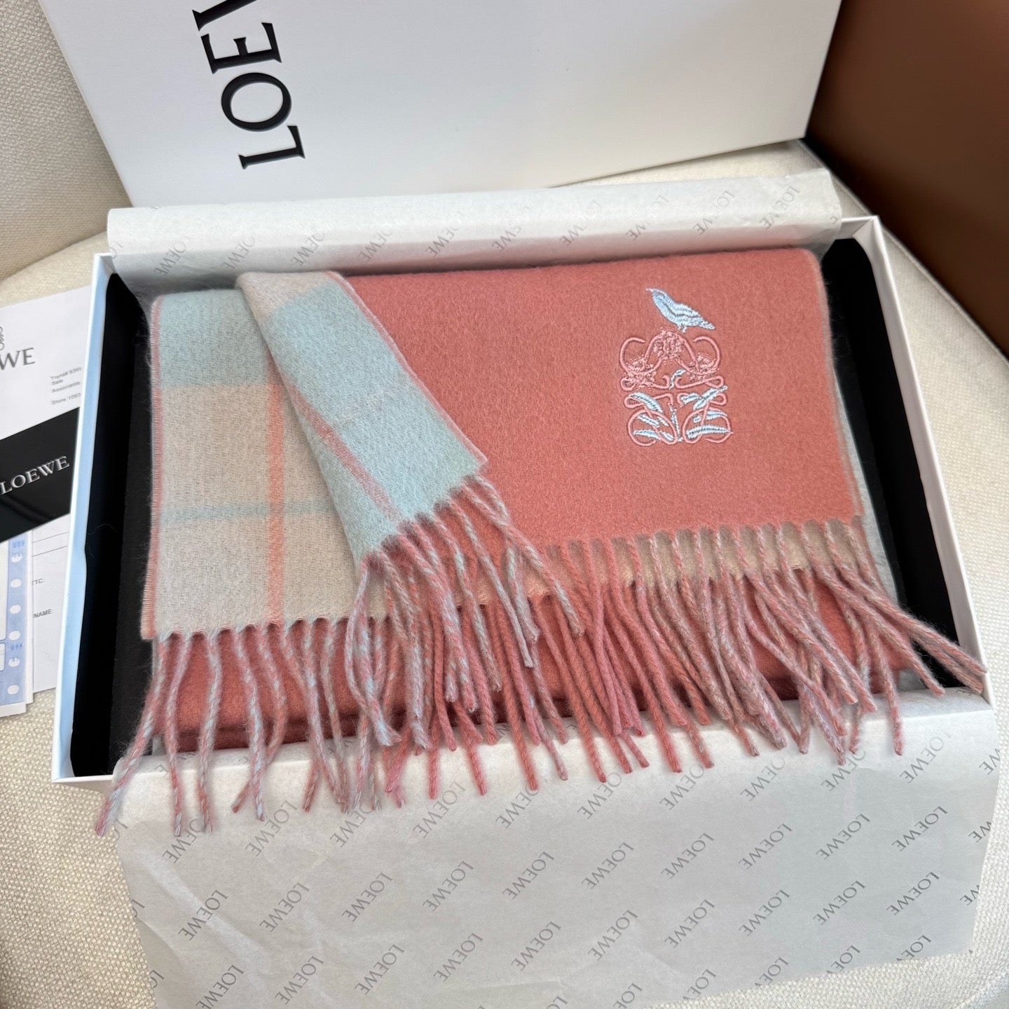 Pink and Rose Scarf