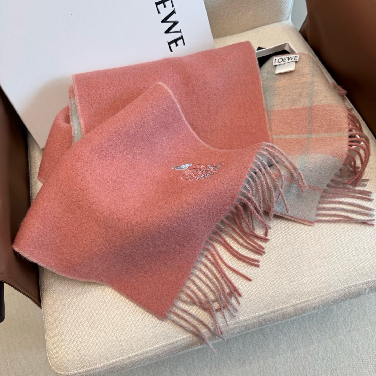 Pink and Rose Scarf