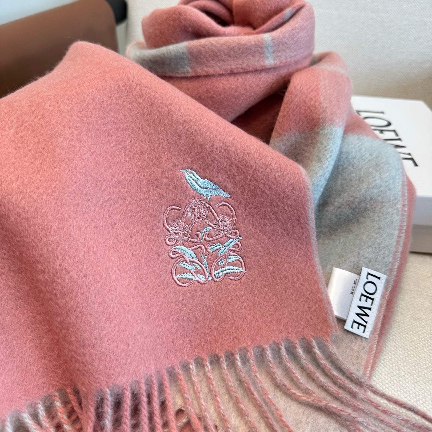 Pink and Rose Scarf