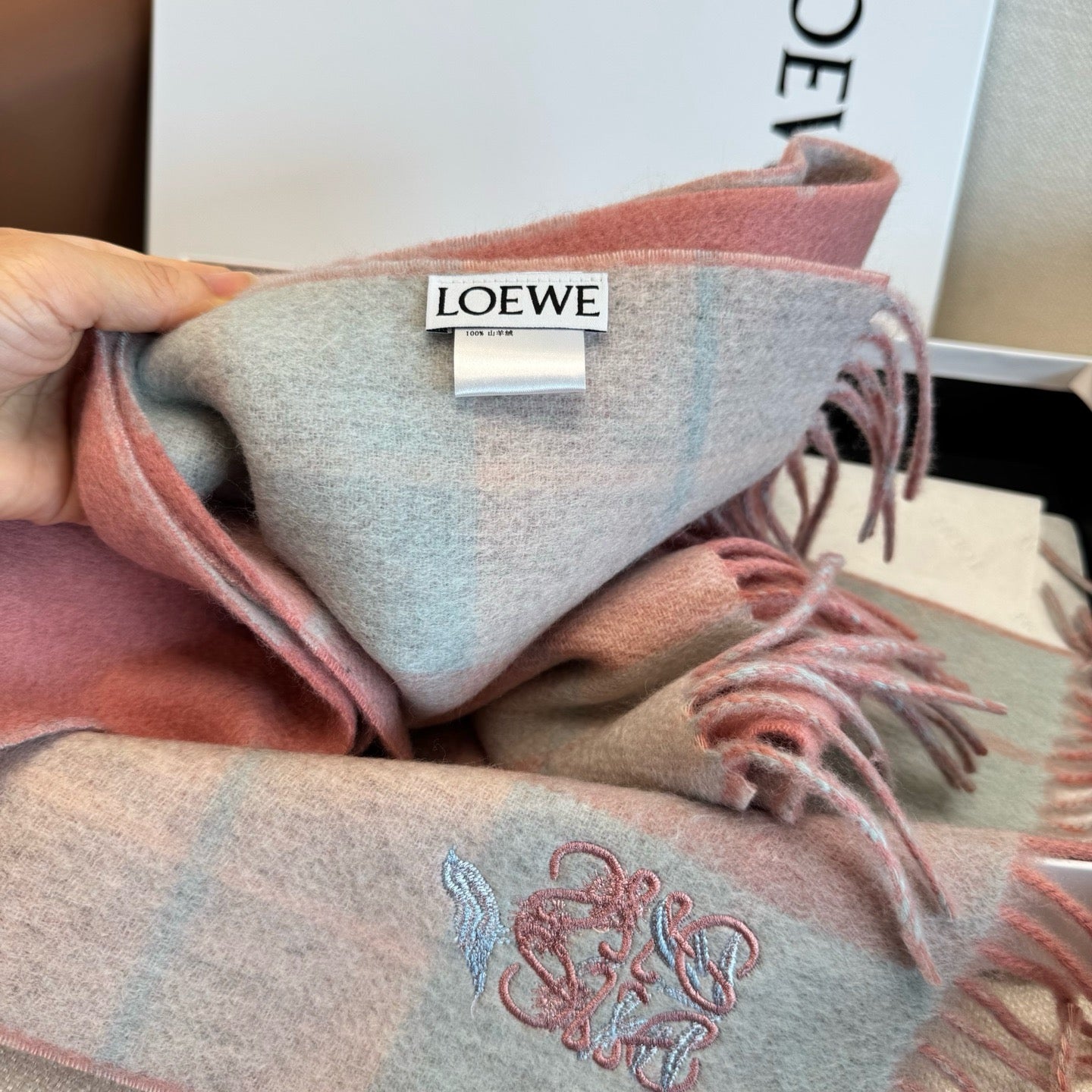 Pink and Rose Scarf