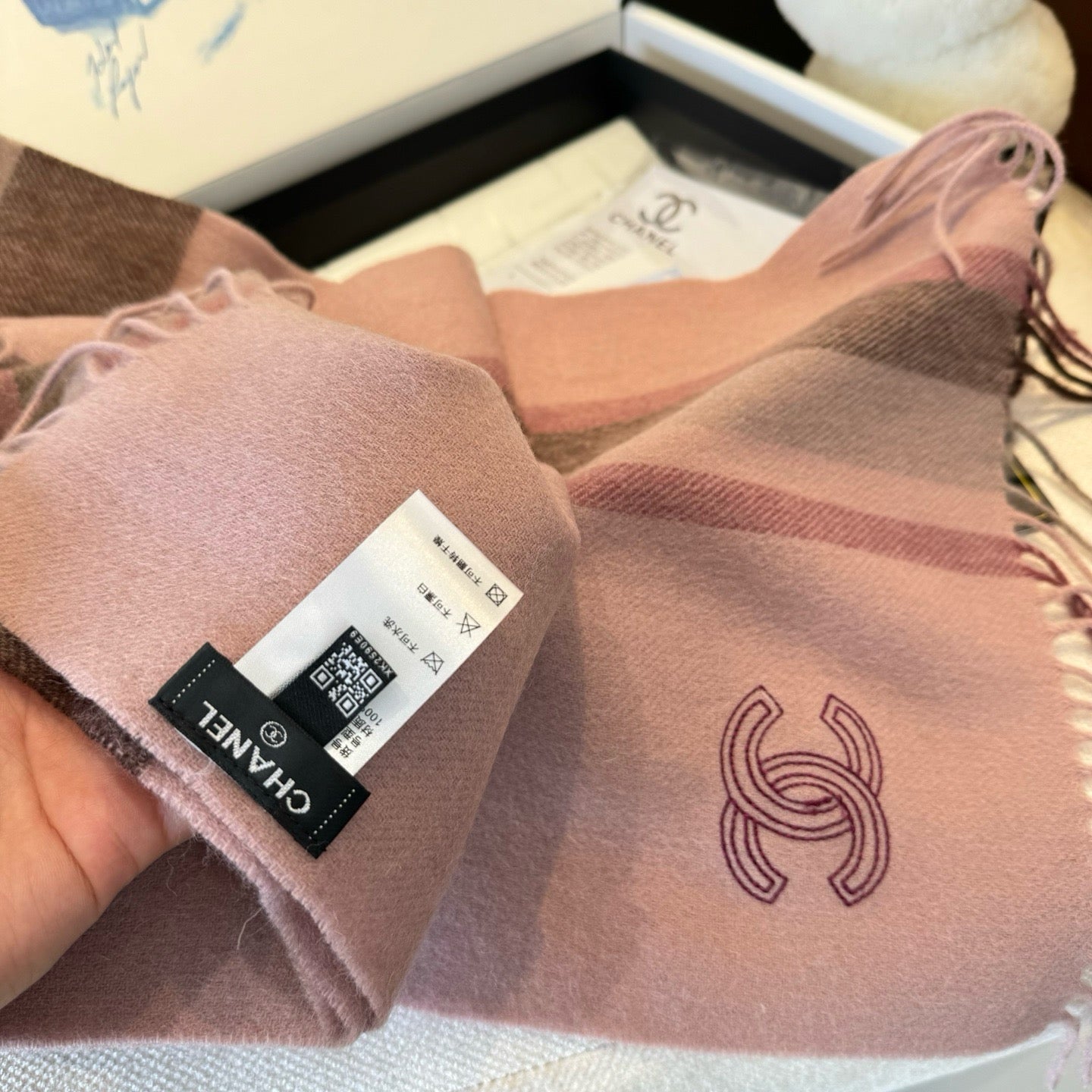 Pink Scarf