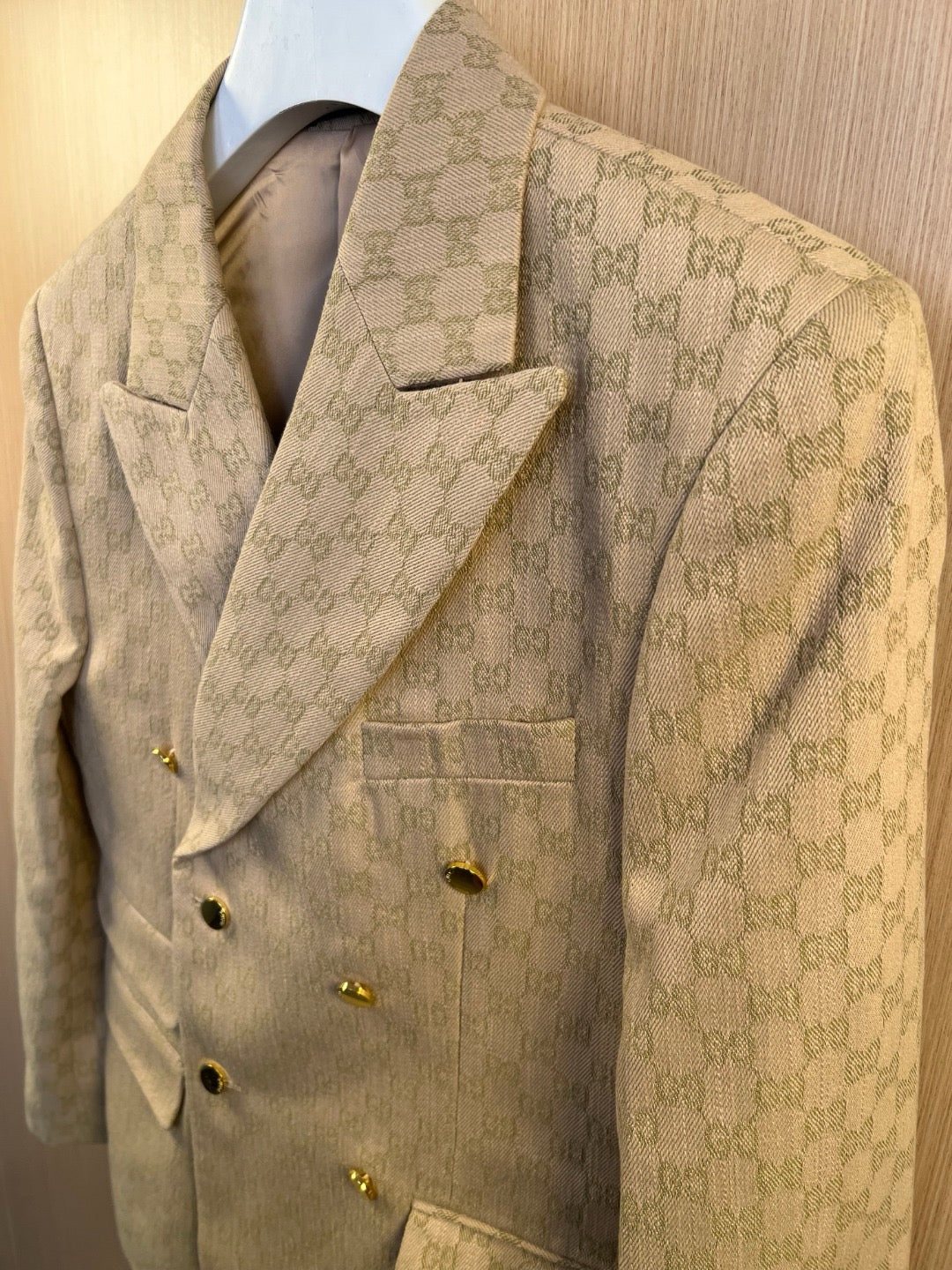 Brown Jacket and Pant Suit