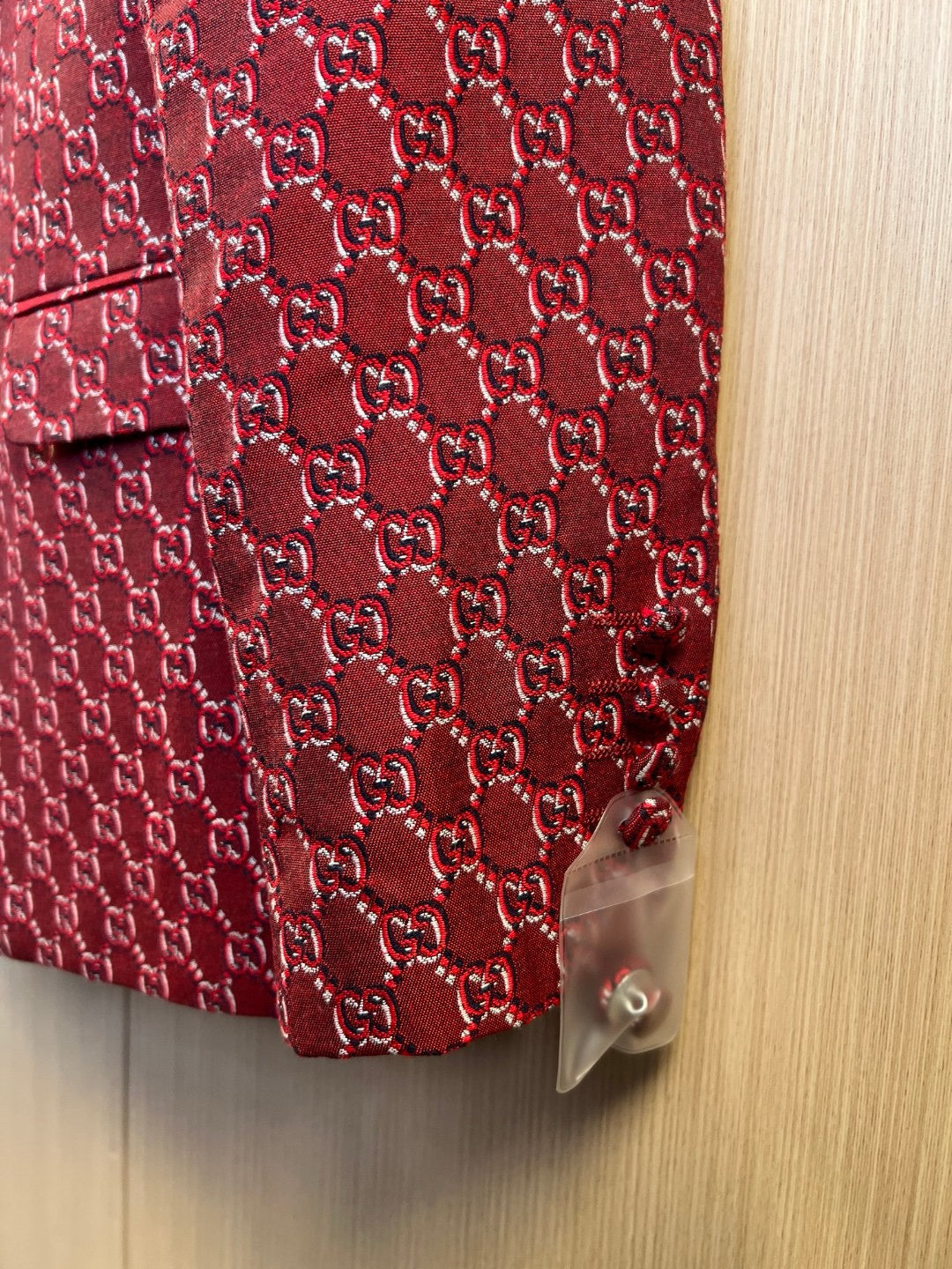 Red Jacket and Pant Suit