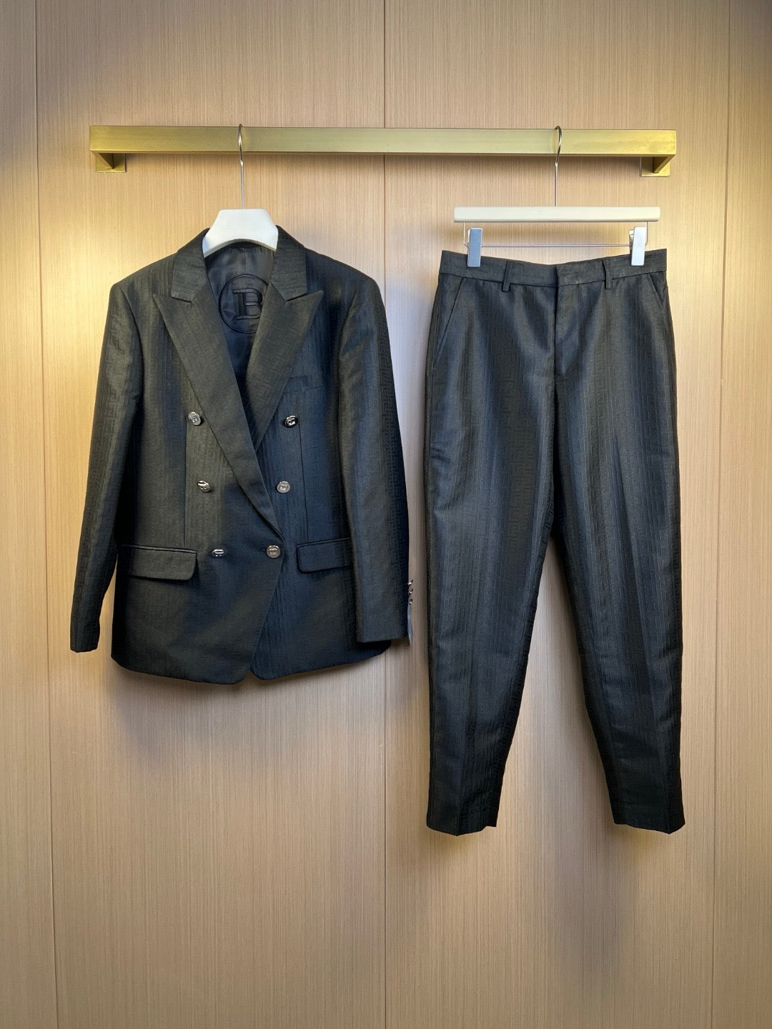 Black Jacket and Pant Suit - Size 56 / 36