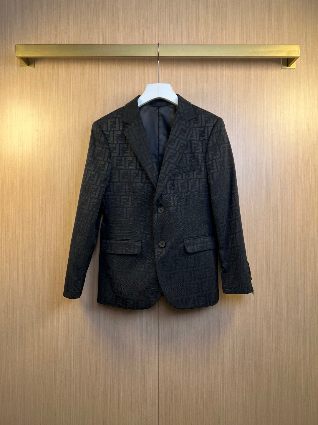 Black Jacket and Pant Suit