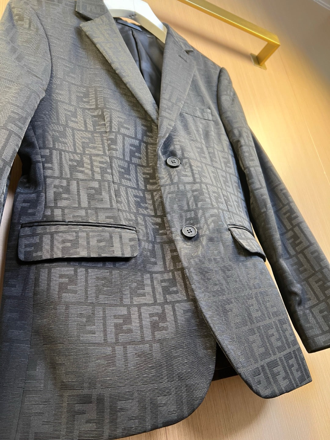 Black Jacket and Pant Suit