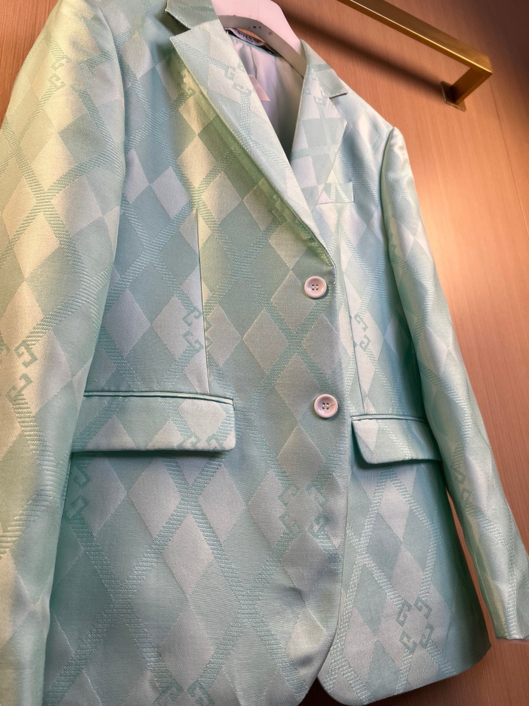Light Green Jacket and Pant Suit - Size 54/ 33