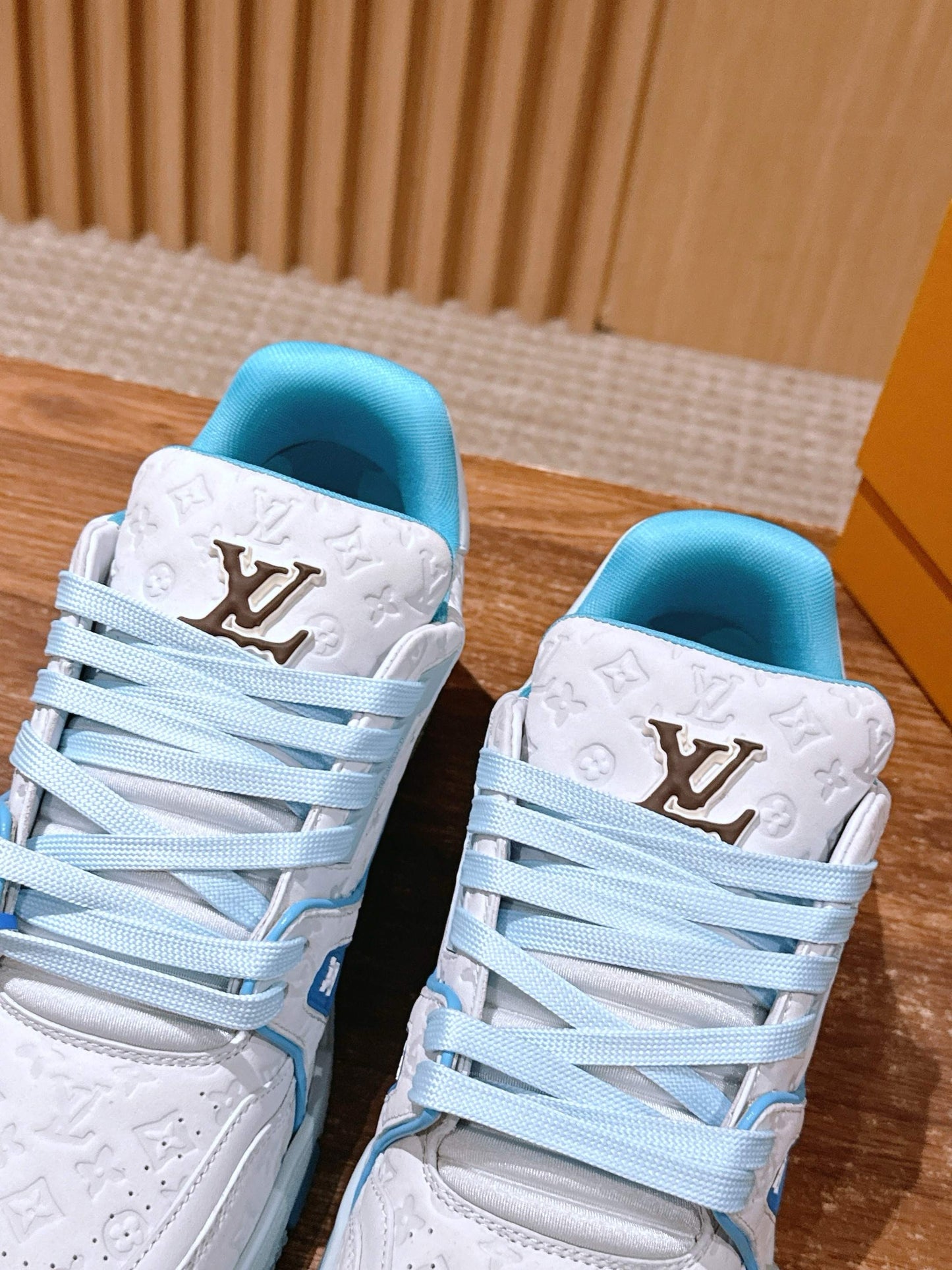 Blue and Green Shoes