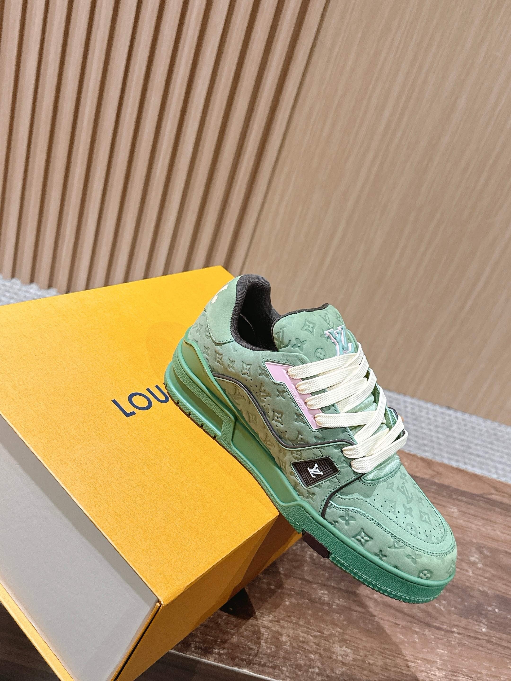 Blue and Green Shoes