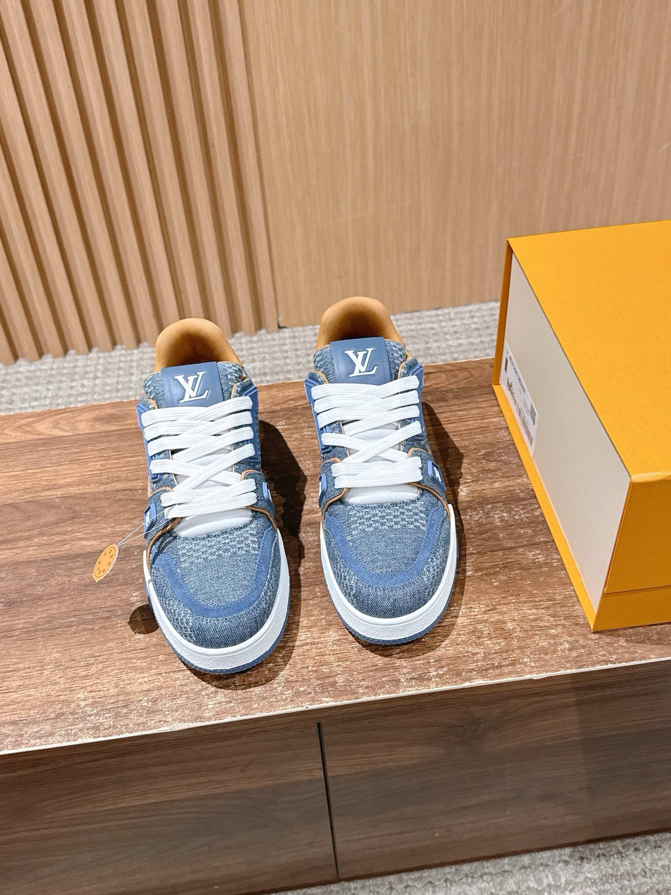 Blue and Black Shoes - FashionHype.xyz