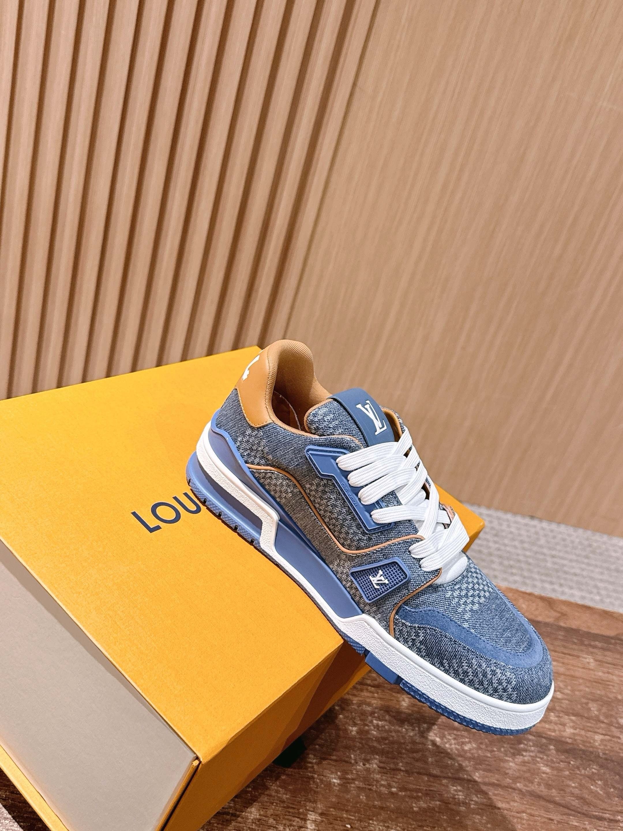 Blue and Black Shoes - FashionHype.xyz