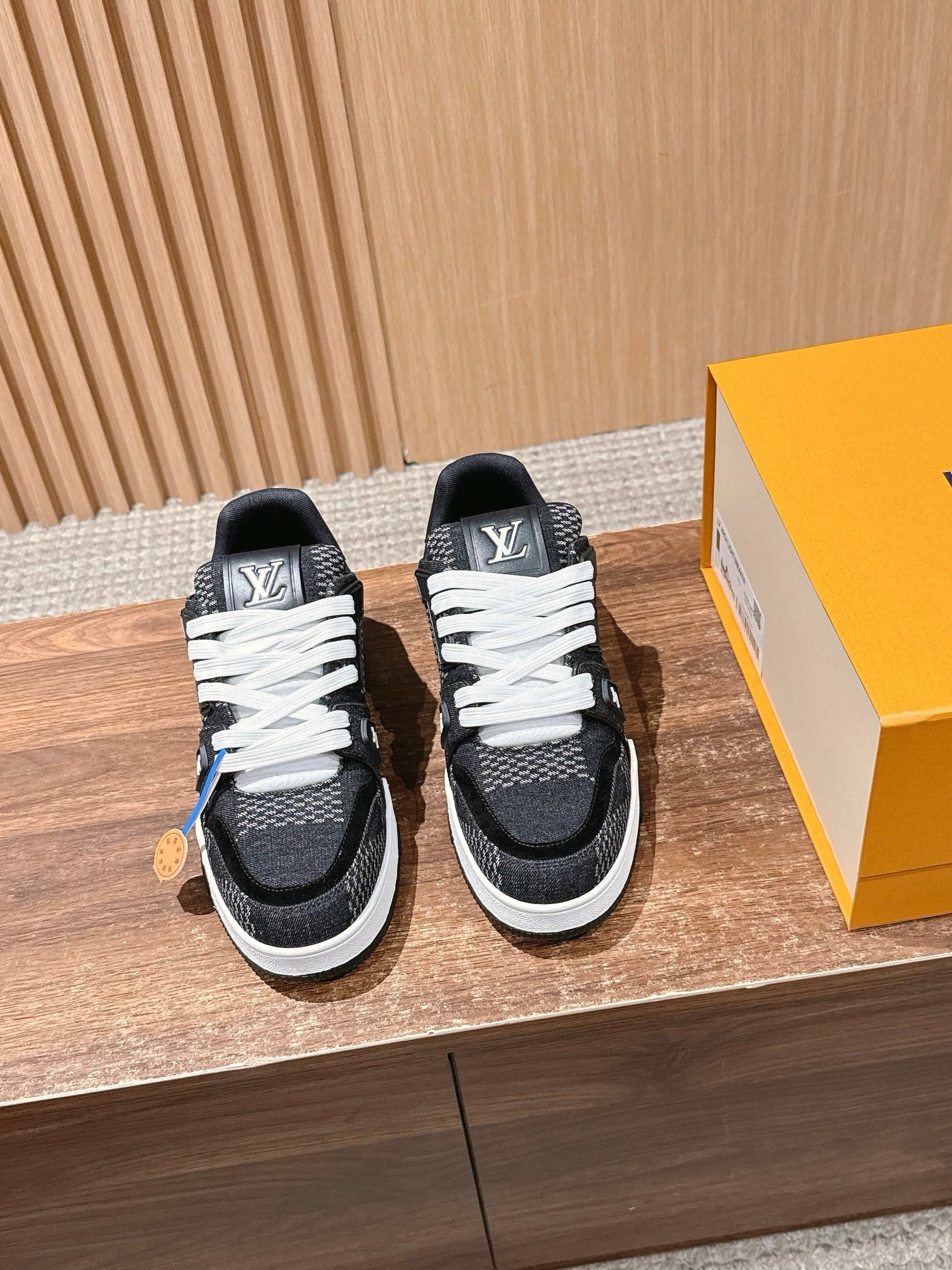 Blue and Black Shoes - FashionHype.xyz