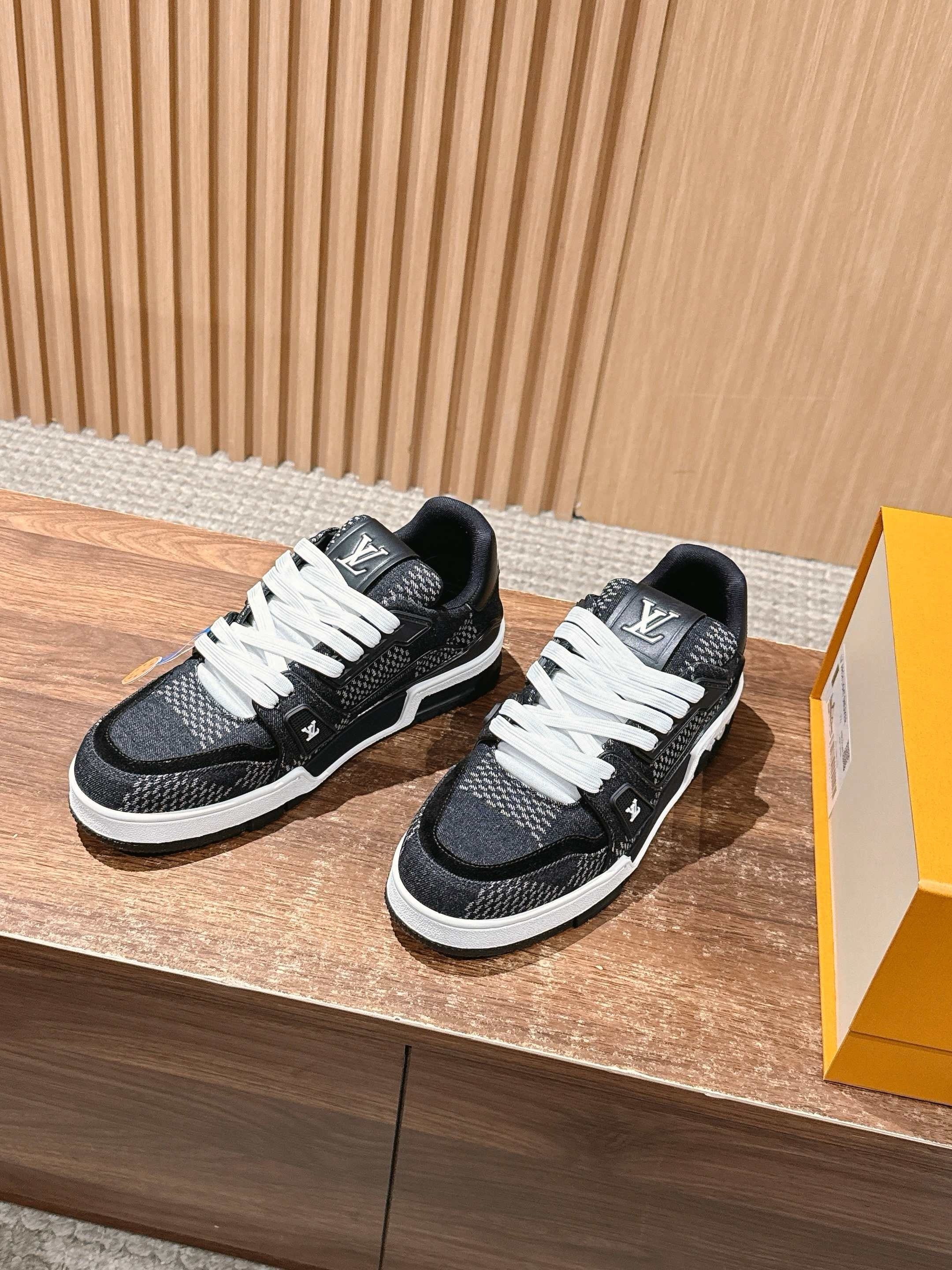 Blue and Black Shoes - FashionHype.xyz