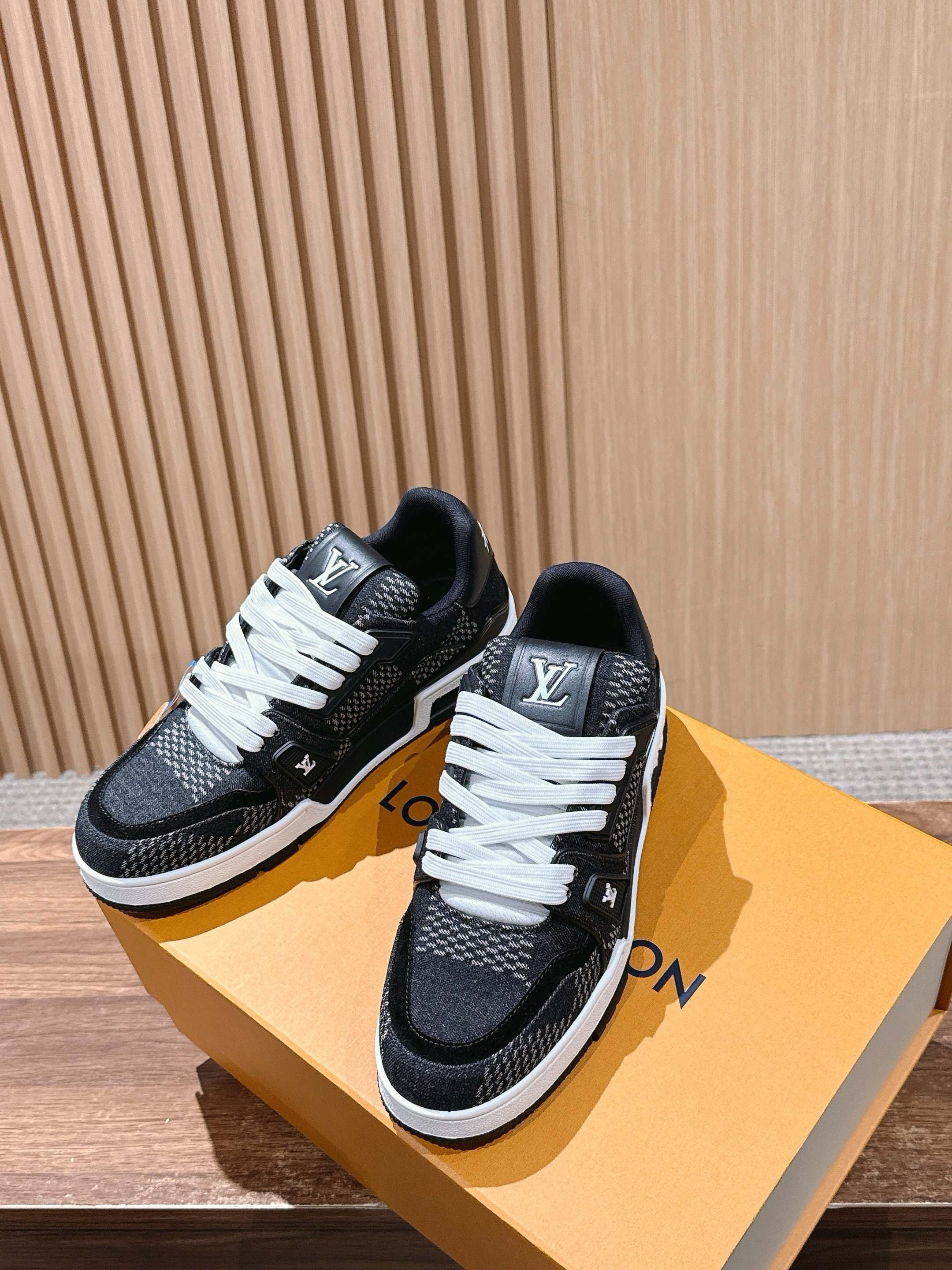 Blue and Black Shoes - FashionHype.xyz