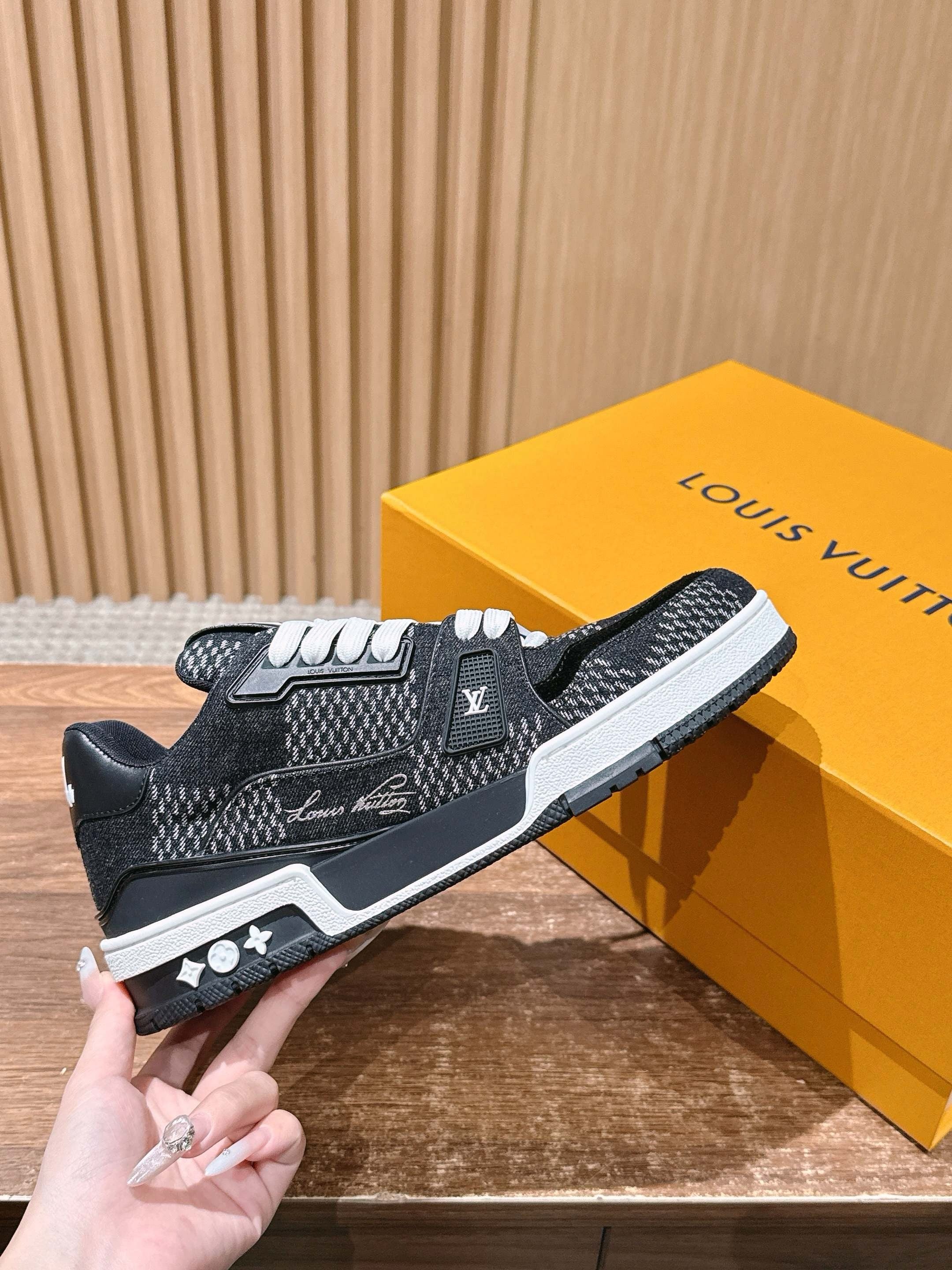 Blue and Black Shoes - FashionHype.xyz