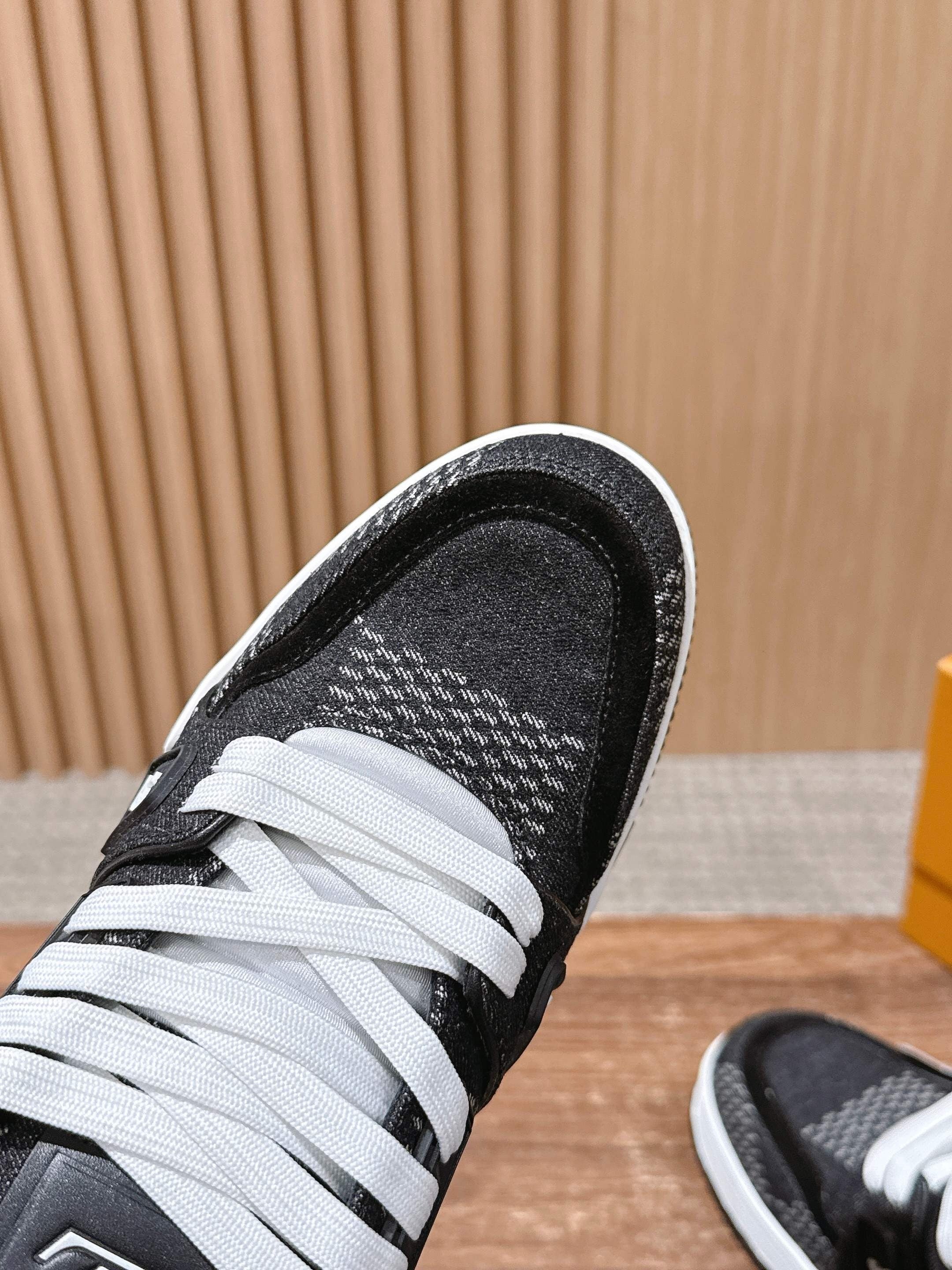Blue and Black Shoes - FashionHype.xyz