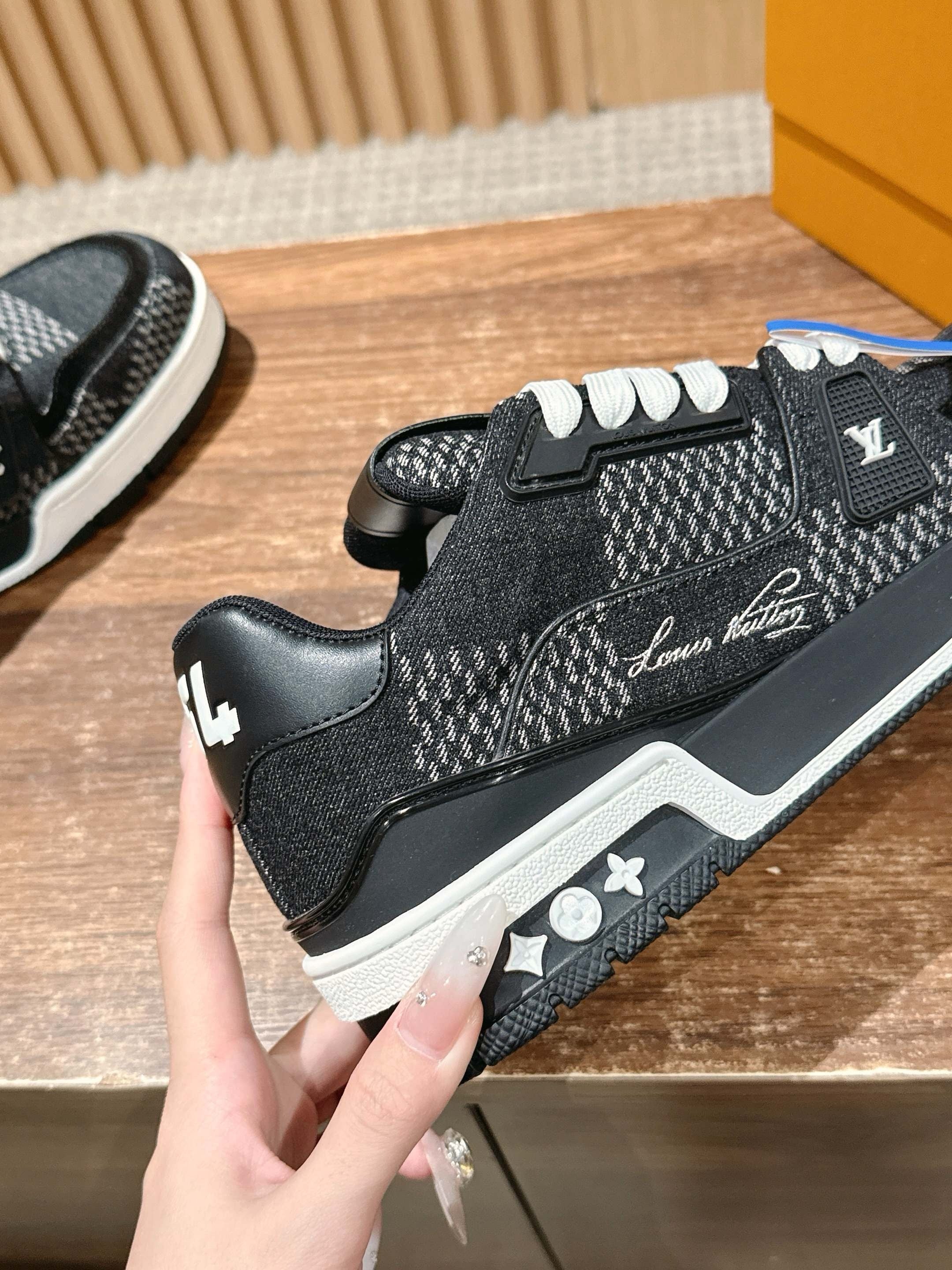 Blue and Black Shoes - FashionHype.xyz