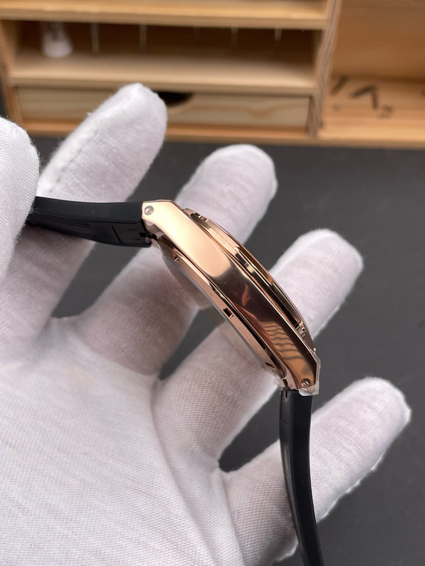 Black Golden Watch
