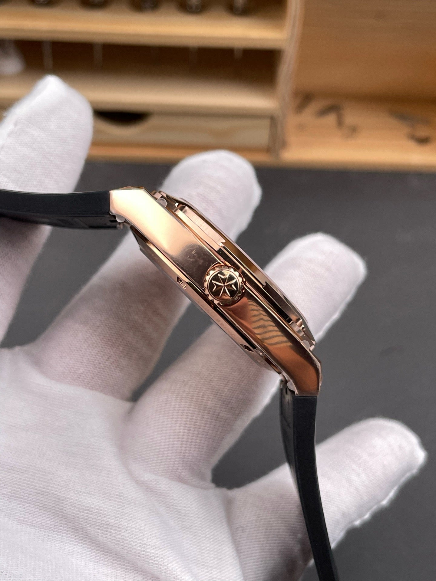 Black Golden Watch