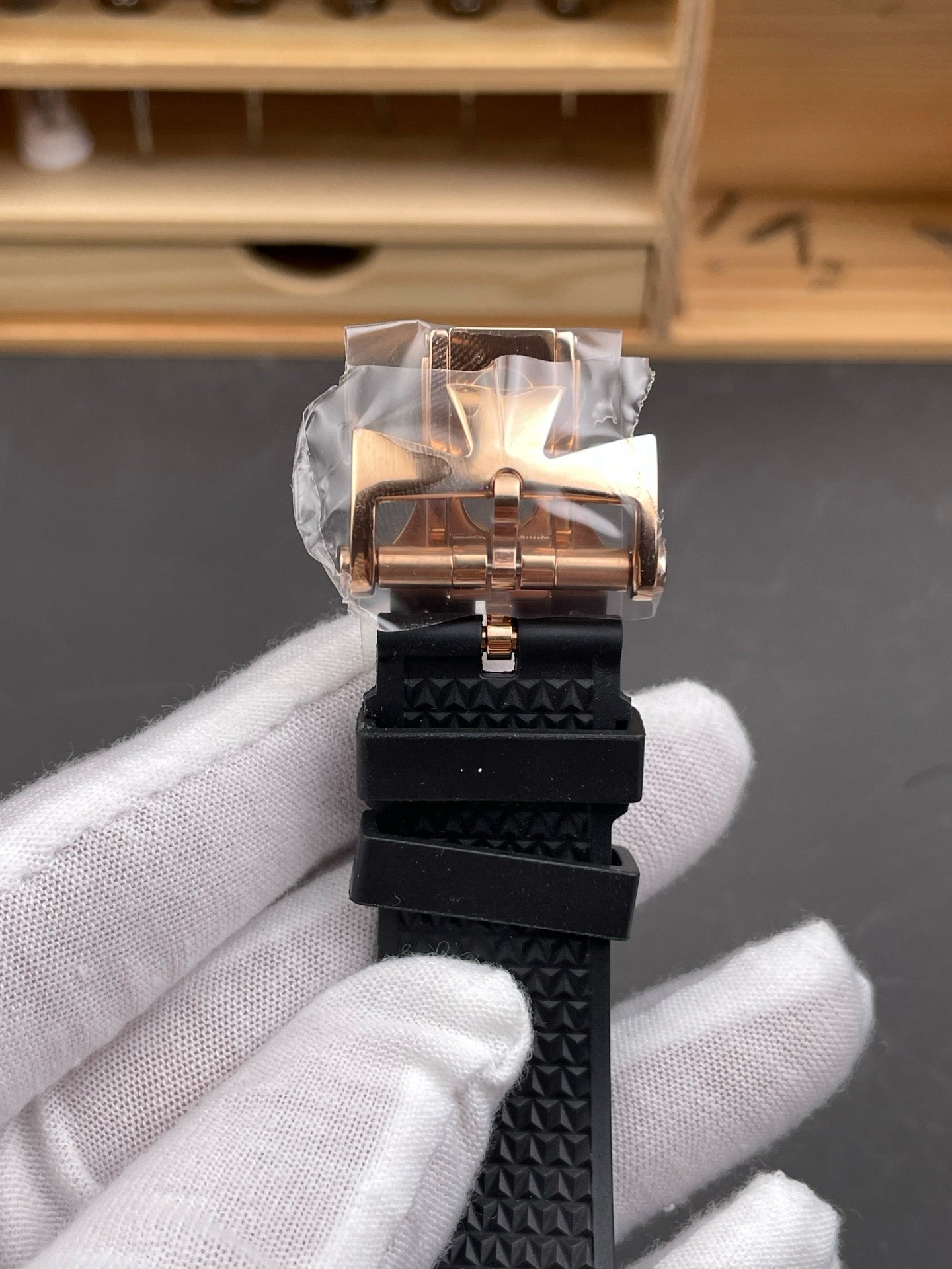 Black Golden Watch