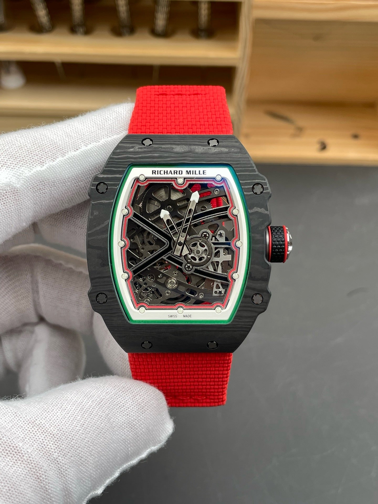 Red Black Watch - FashionHype.xyz