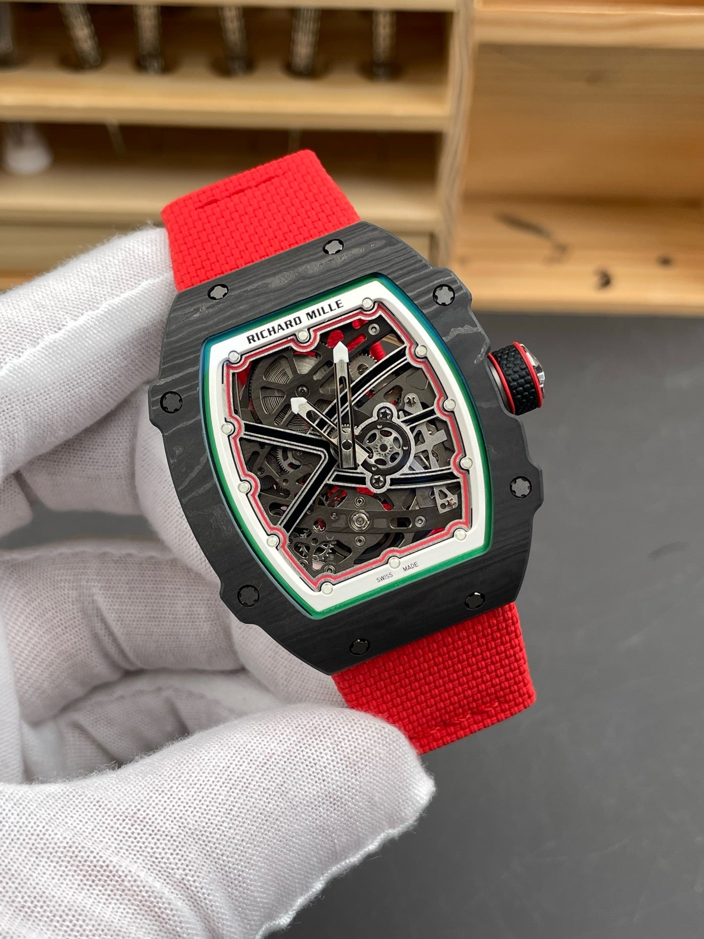 Red Black Watch - FashionHype.xyz