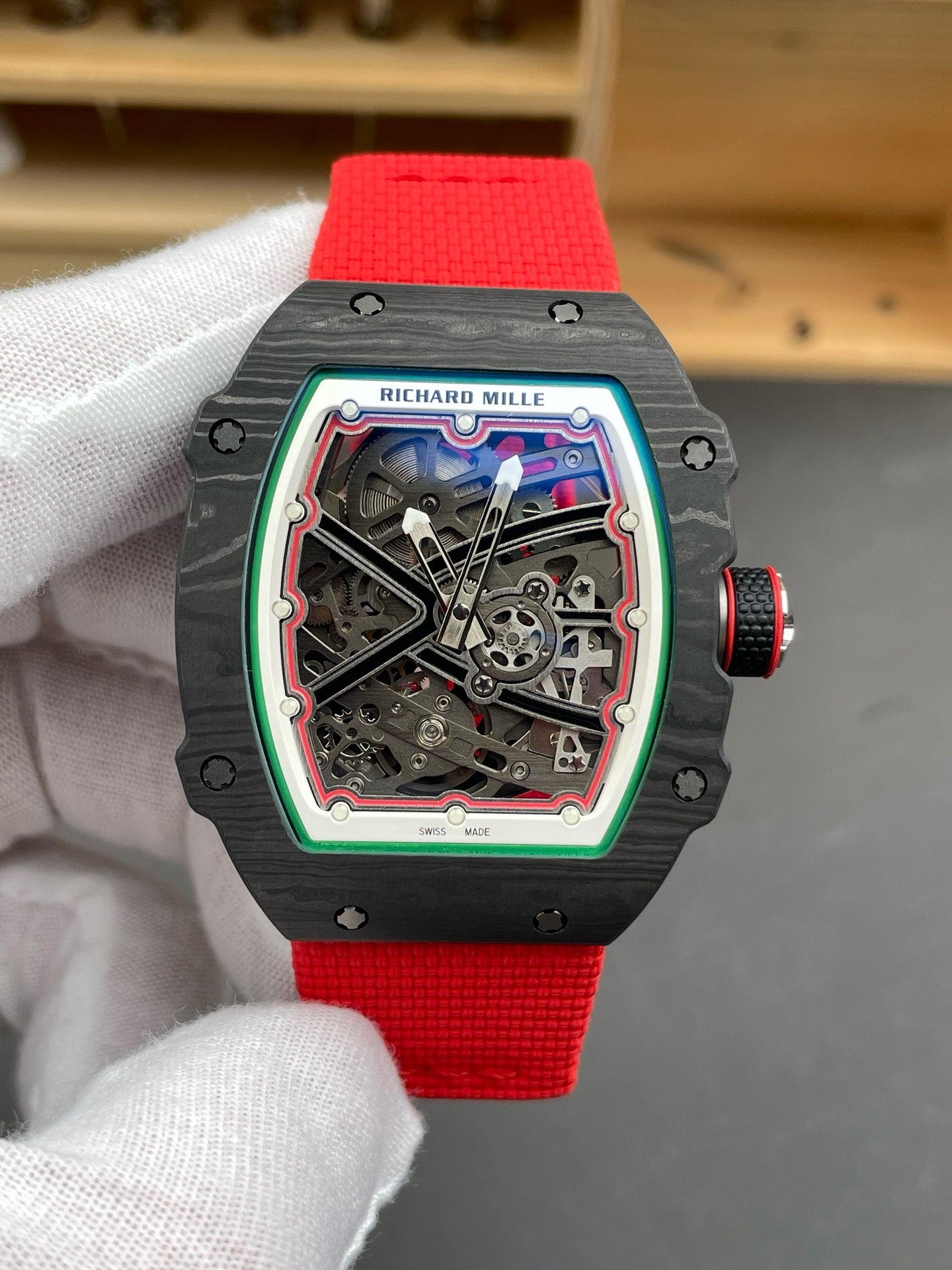 Red Black Watch - FashionHype.xyz